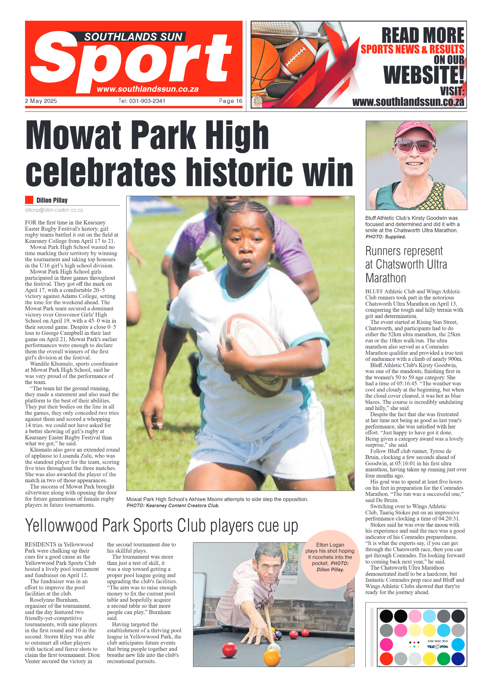 Southlands Sun 02 May 2025 page 16
