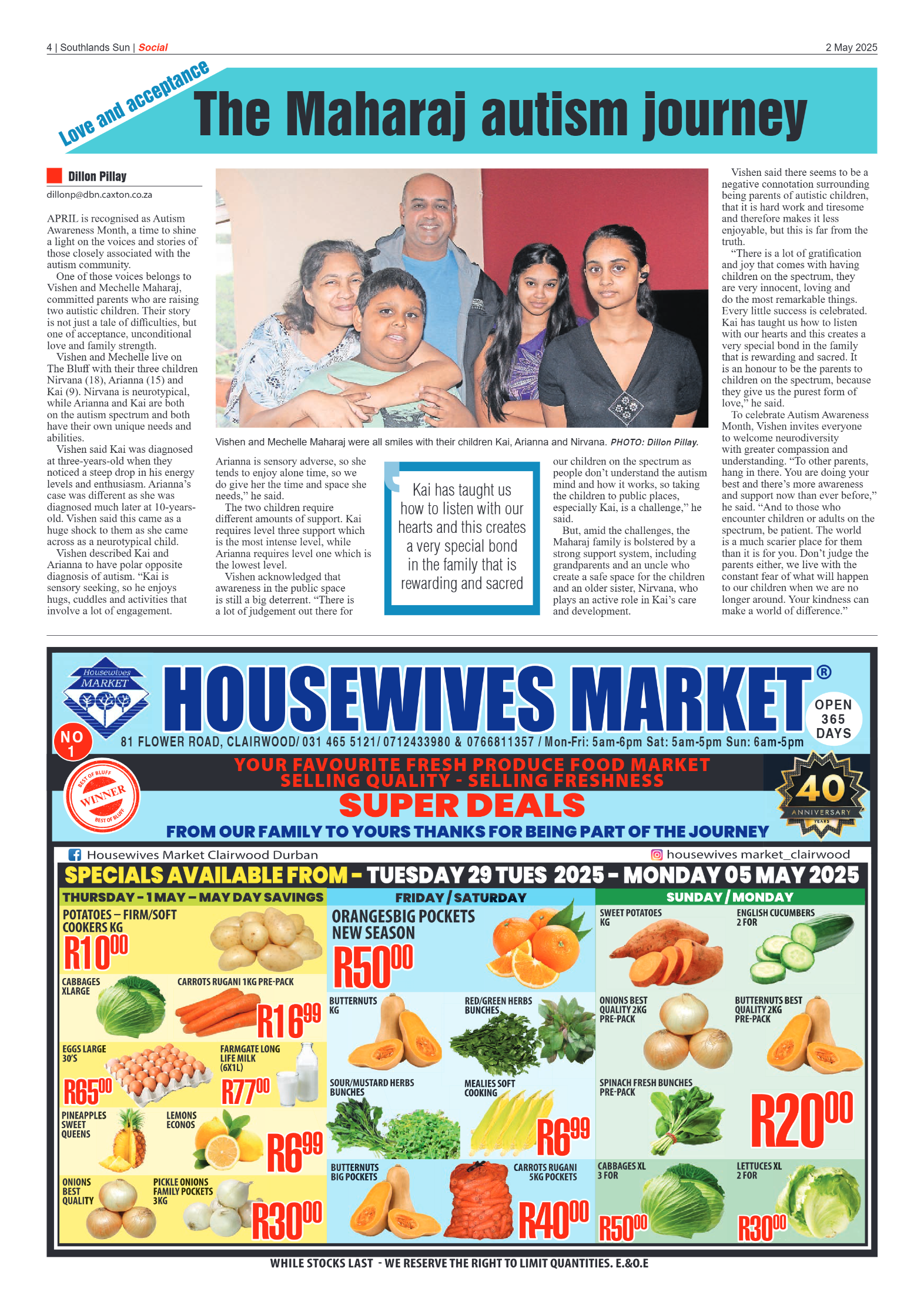 Southlands Sun 02 May 2025 page 4