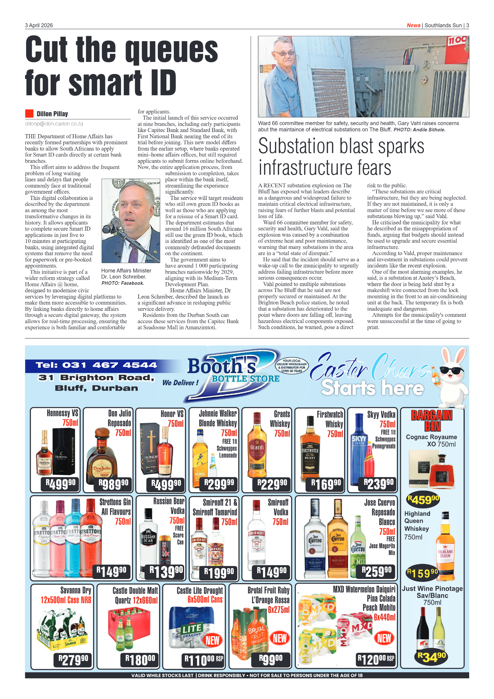 Southlands Sun 03 April 2026 page 3