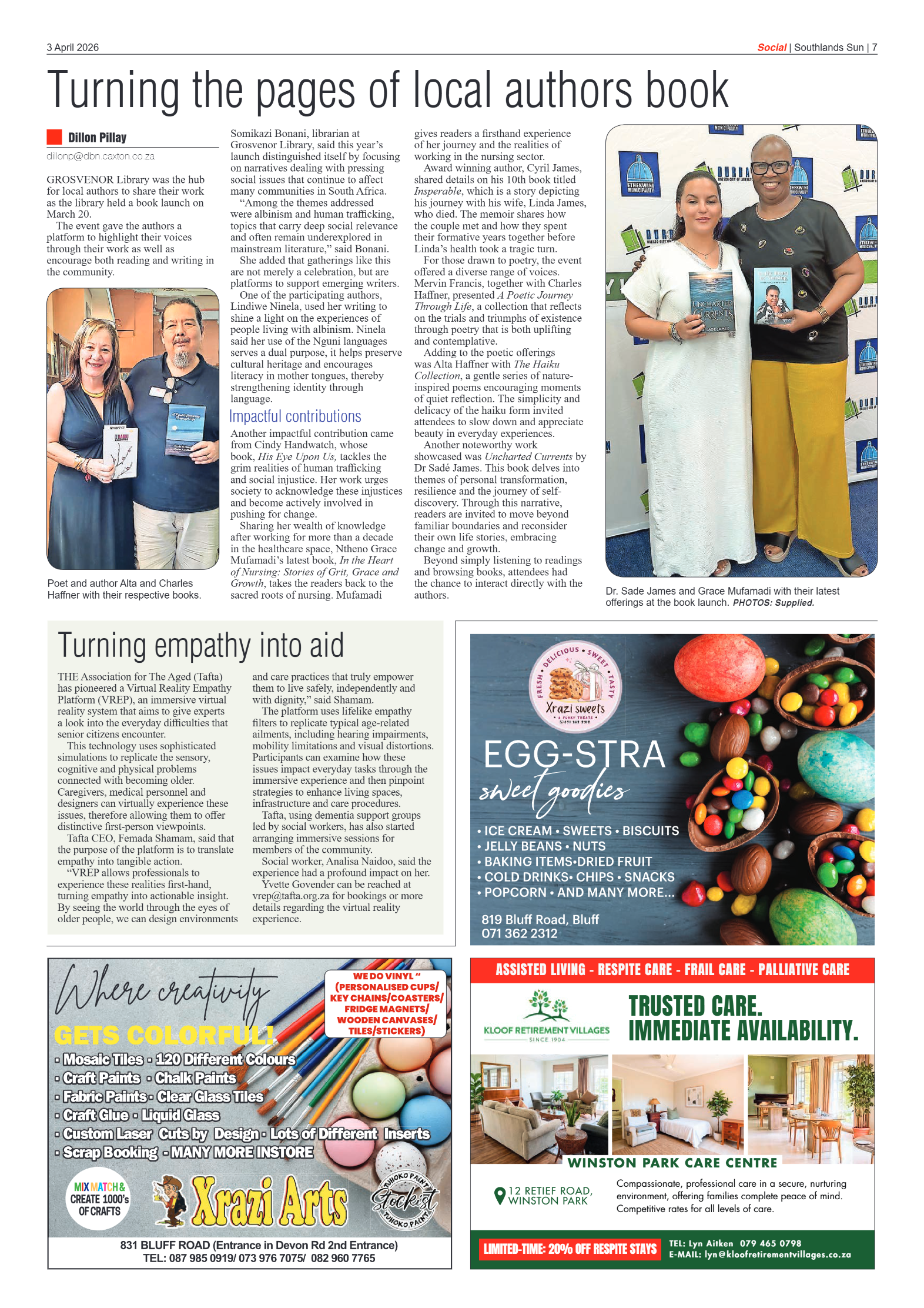 Southlands Sun 03 April 2026 page 7
