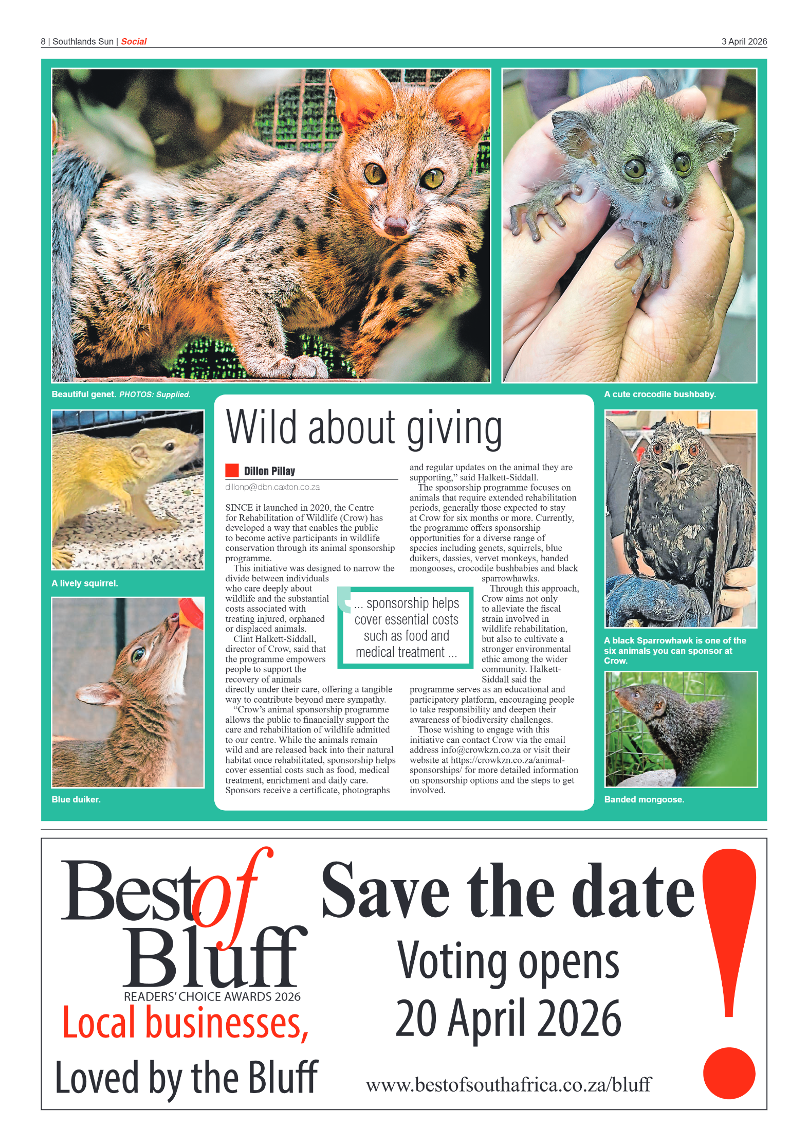 Southlands Sun 03 April 2026 page 8