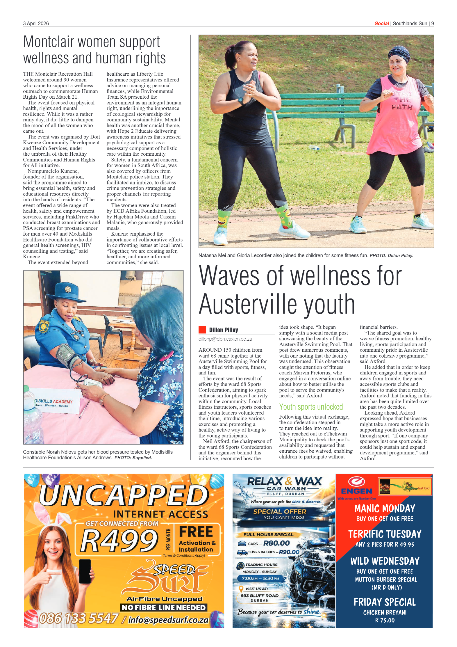 Southlands Sun 03 April 2026 page 9