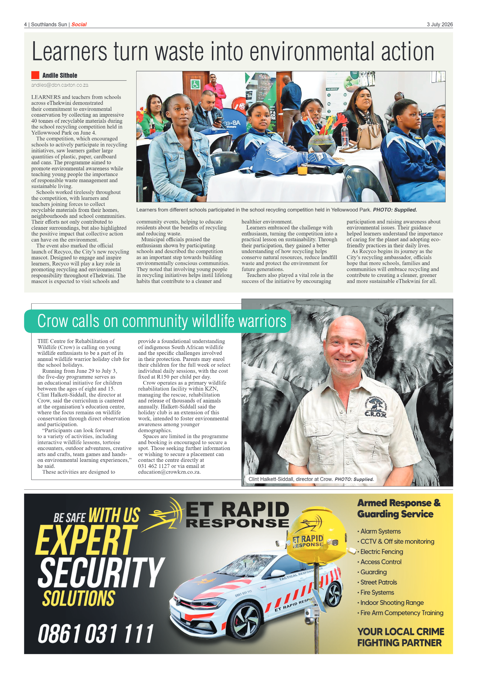 Southlands Sun 03 July 2026 page 4