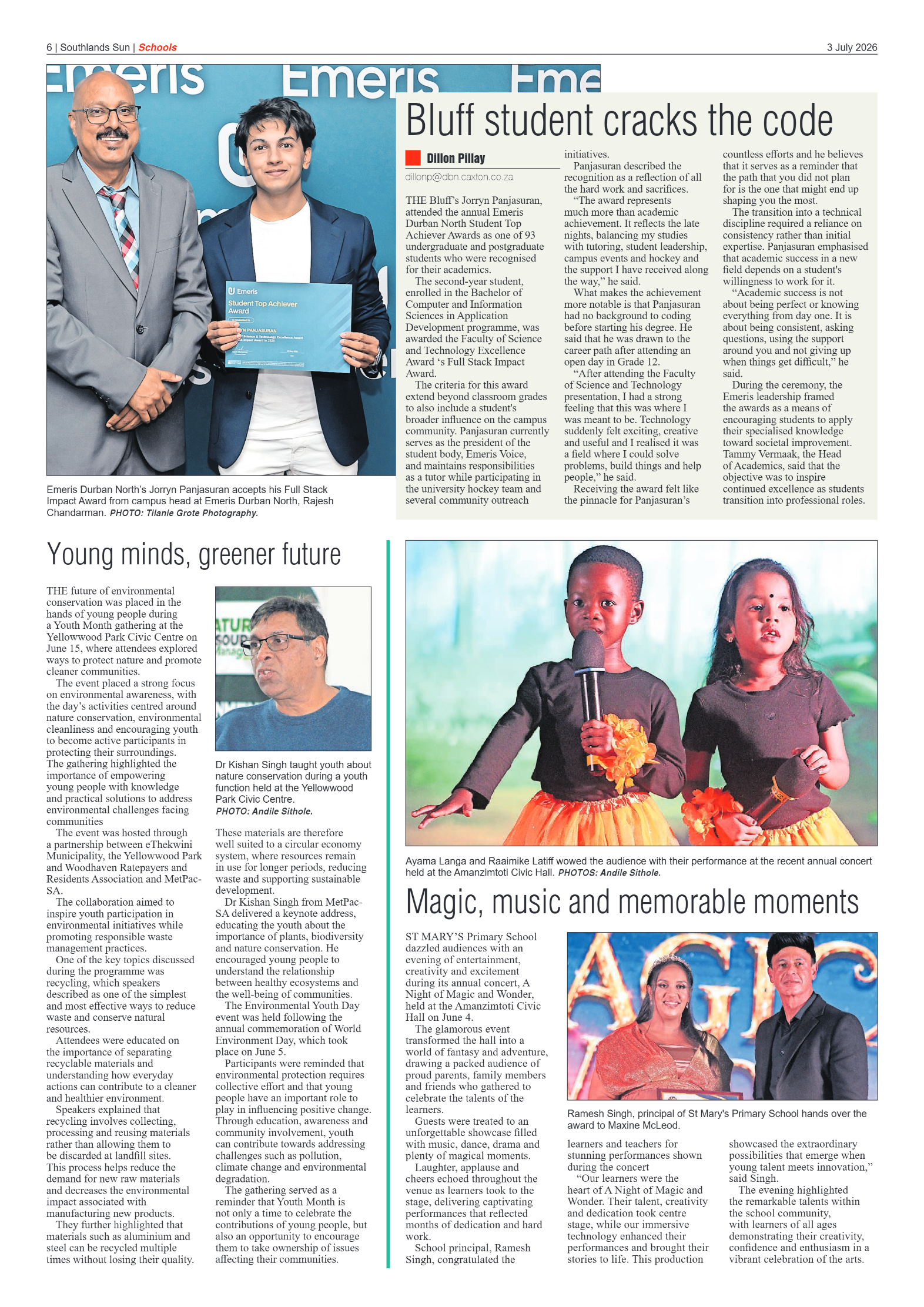 Southlands Sun 03 July 2026 page 6