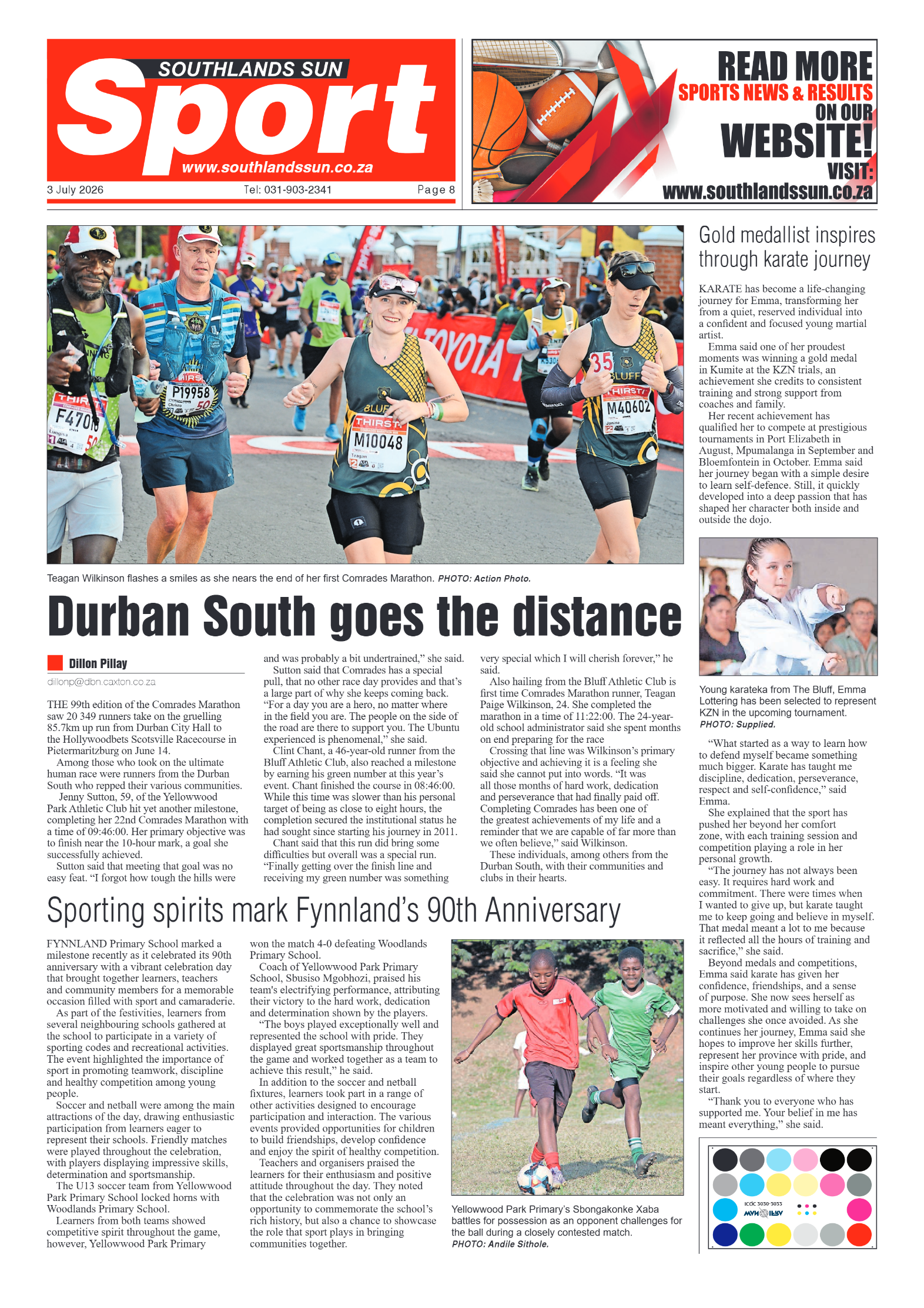 Southlands Sun 03 July 2026 page 8