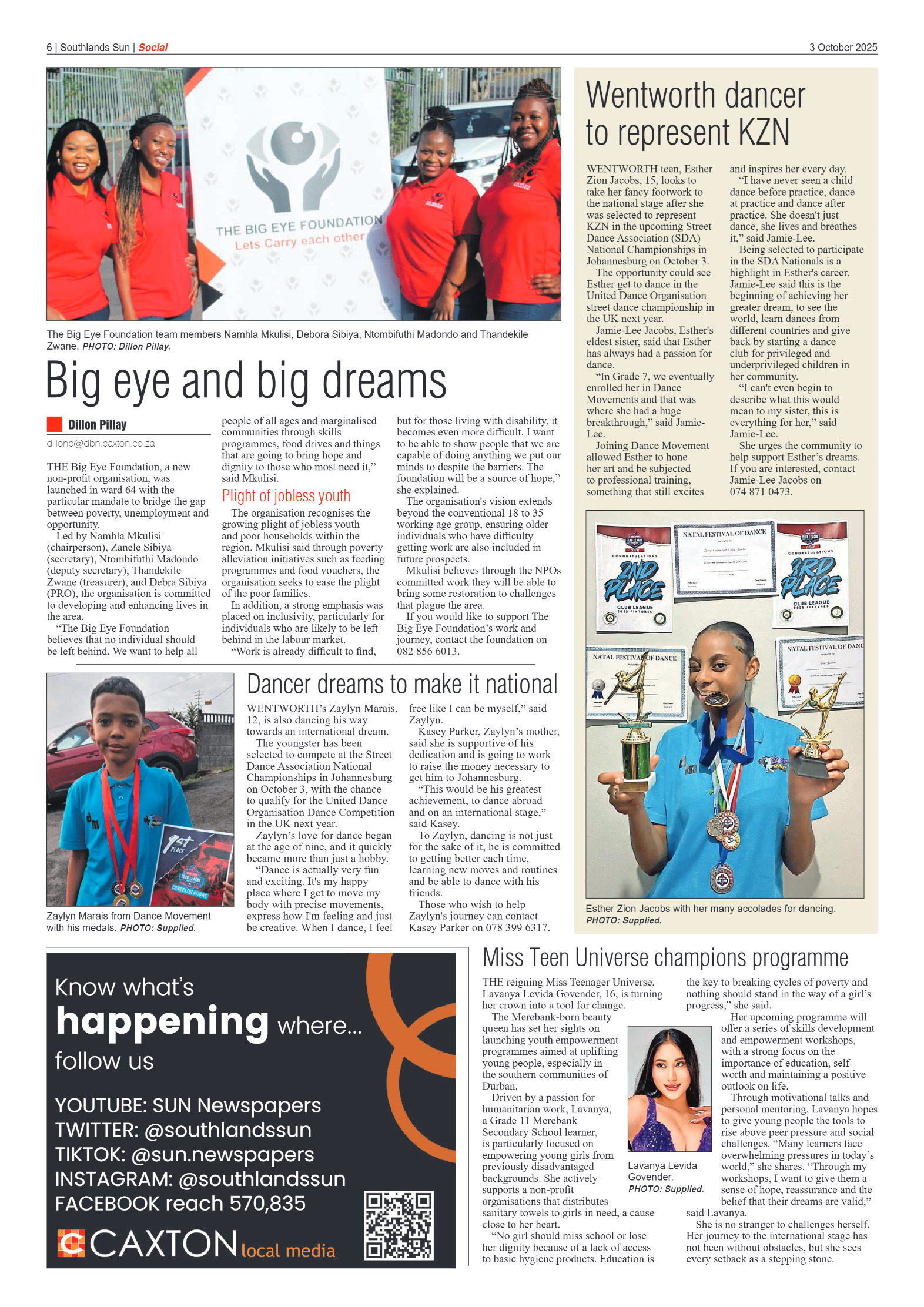 Southlands Sun 03 October 2025 page 6
