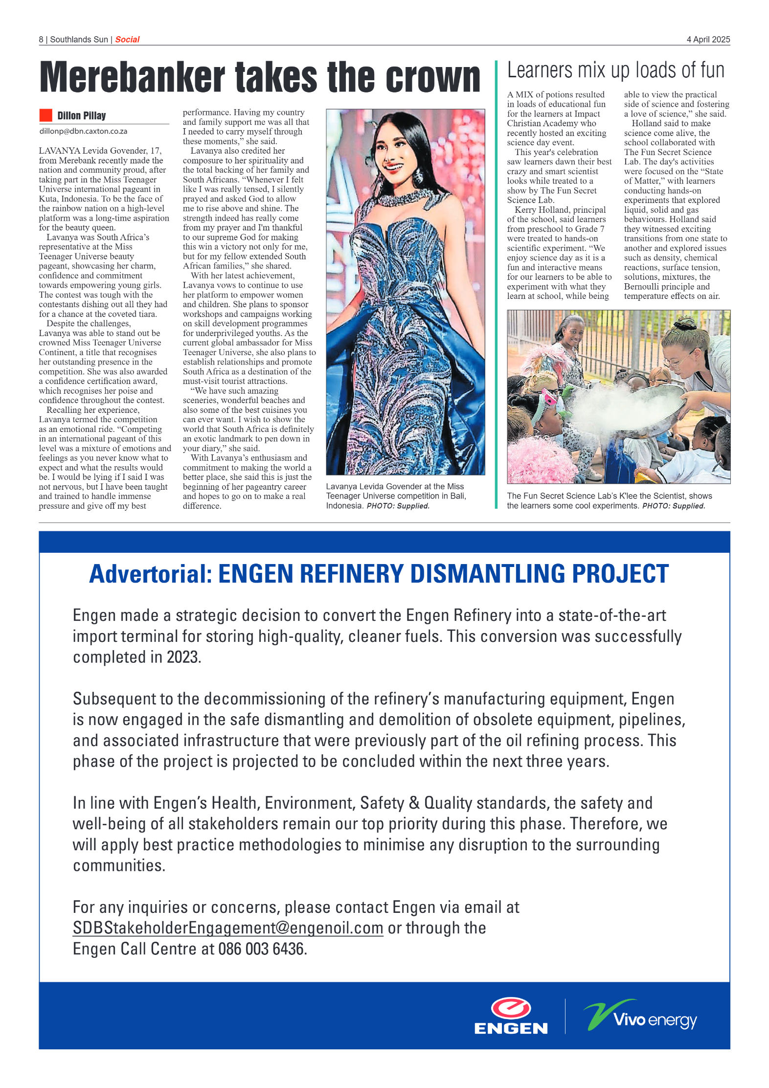 Southlands Sun 4 April 2025 page 8