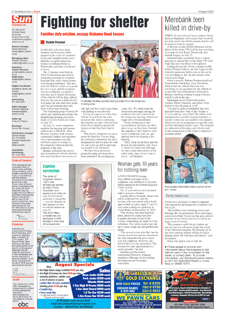 Southlands Sun 04 August 2023 page 2