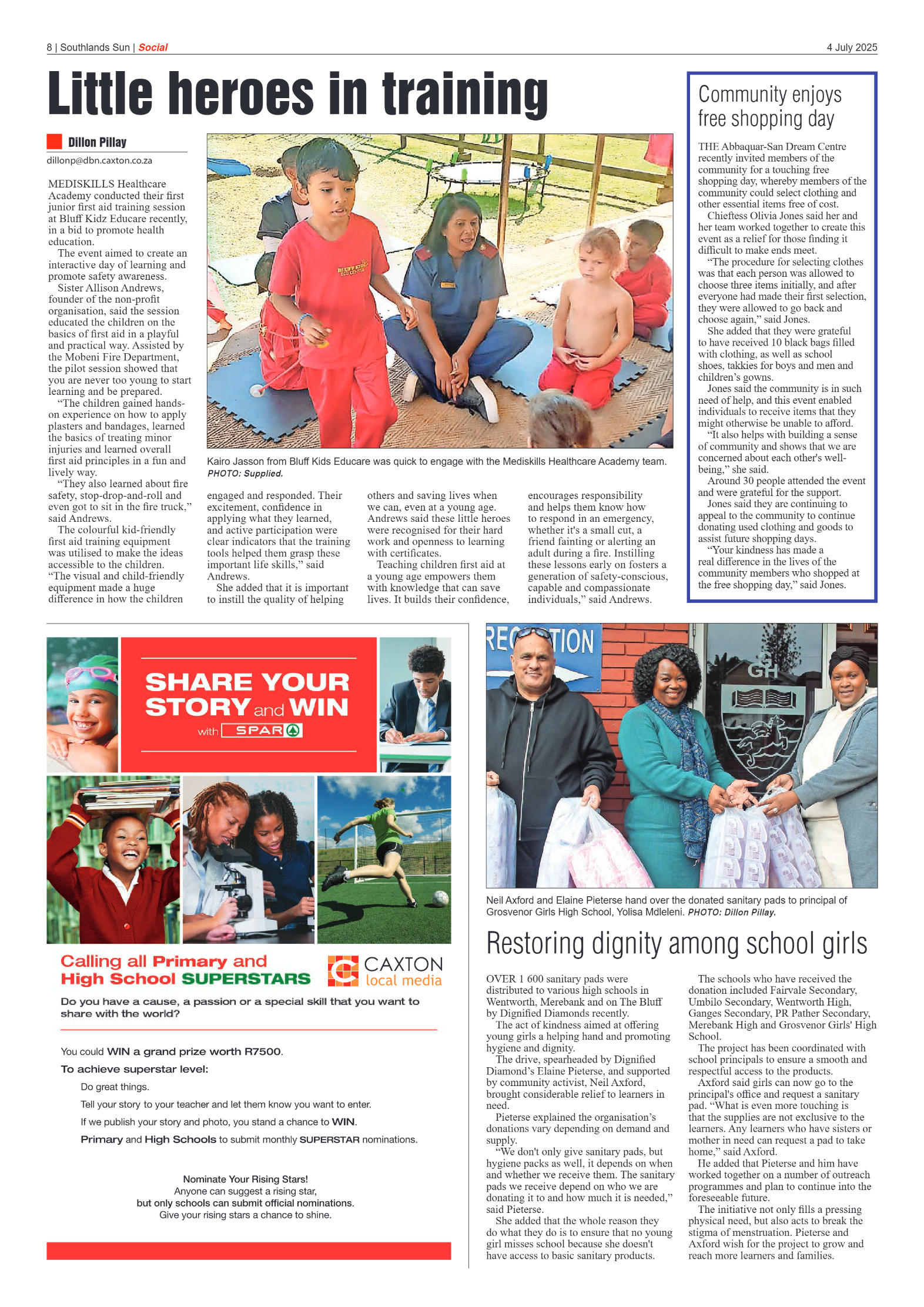 Southlands Sun 04 July 2025 page 8