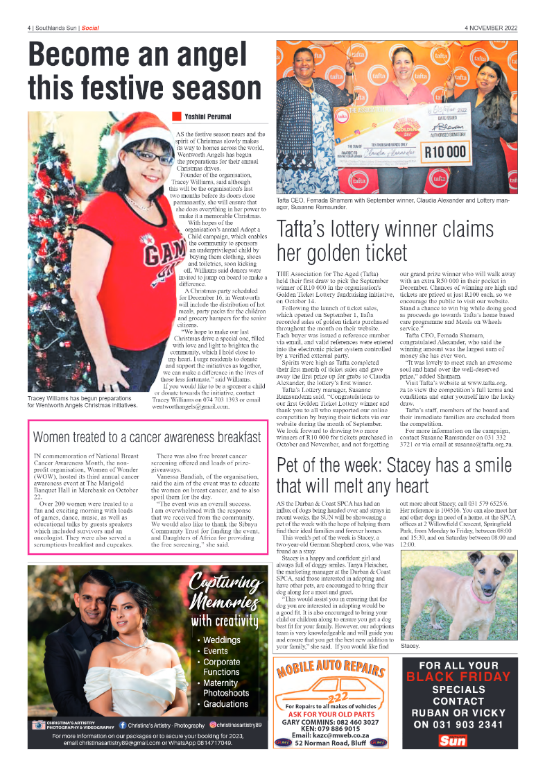 Southlands Sun 04 November 2022 page 4