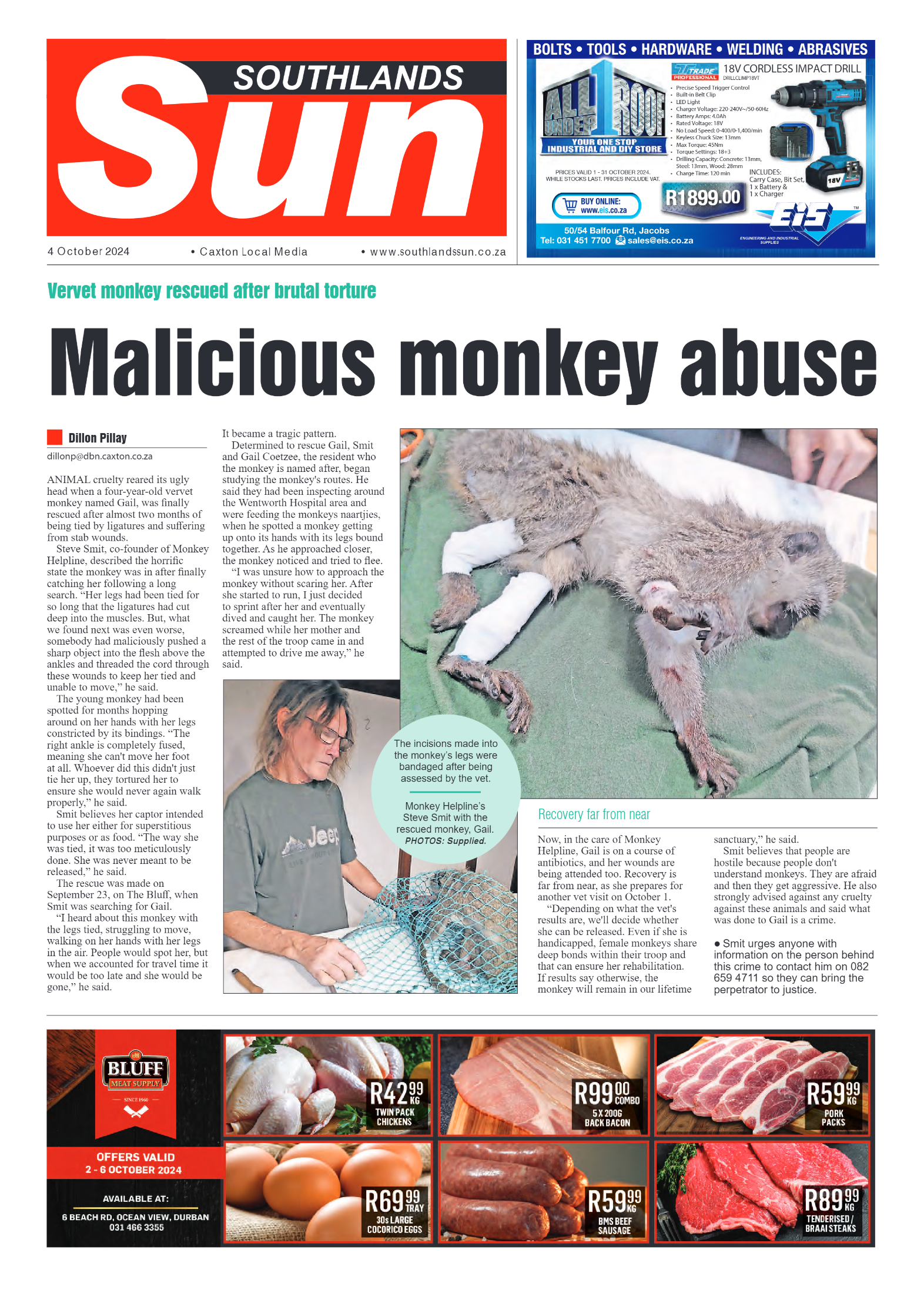 Southlands Sun 04 October 2024 page 1