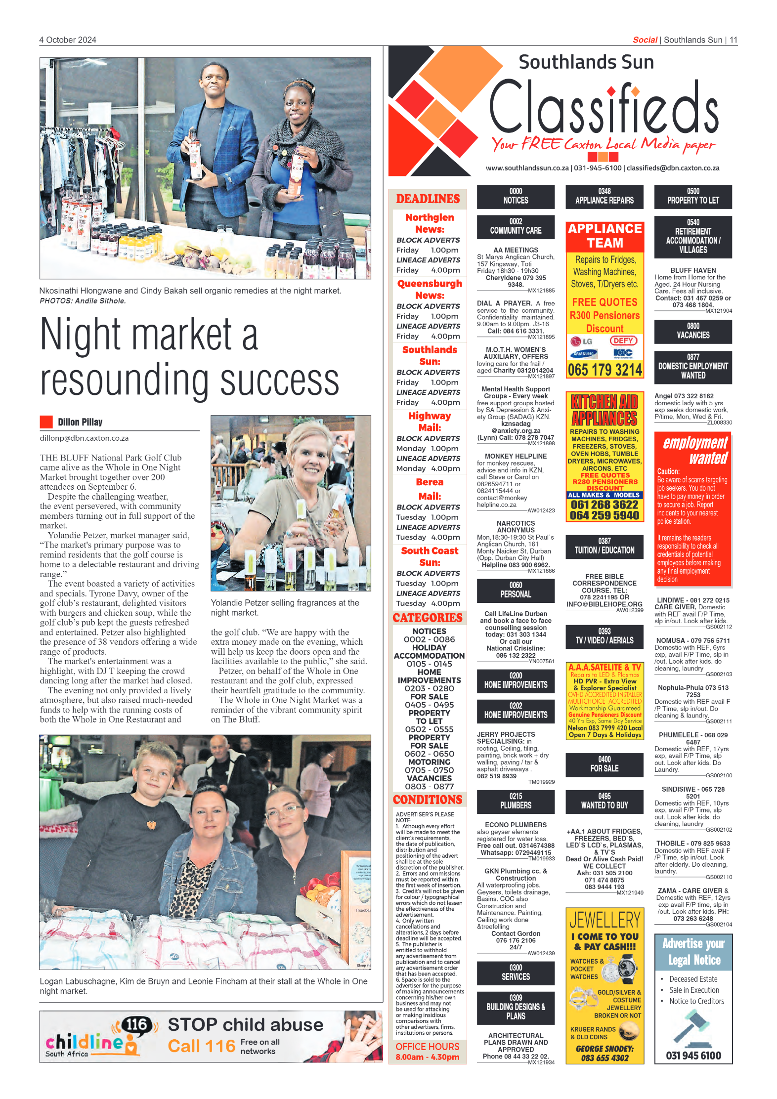 Southlands Sun 04 October 2024 page 11