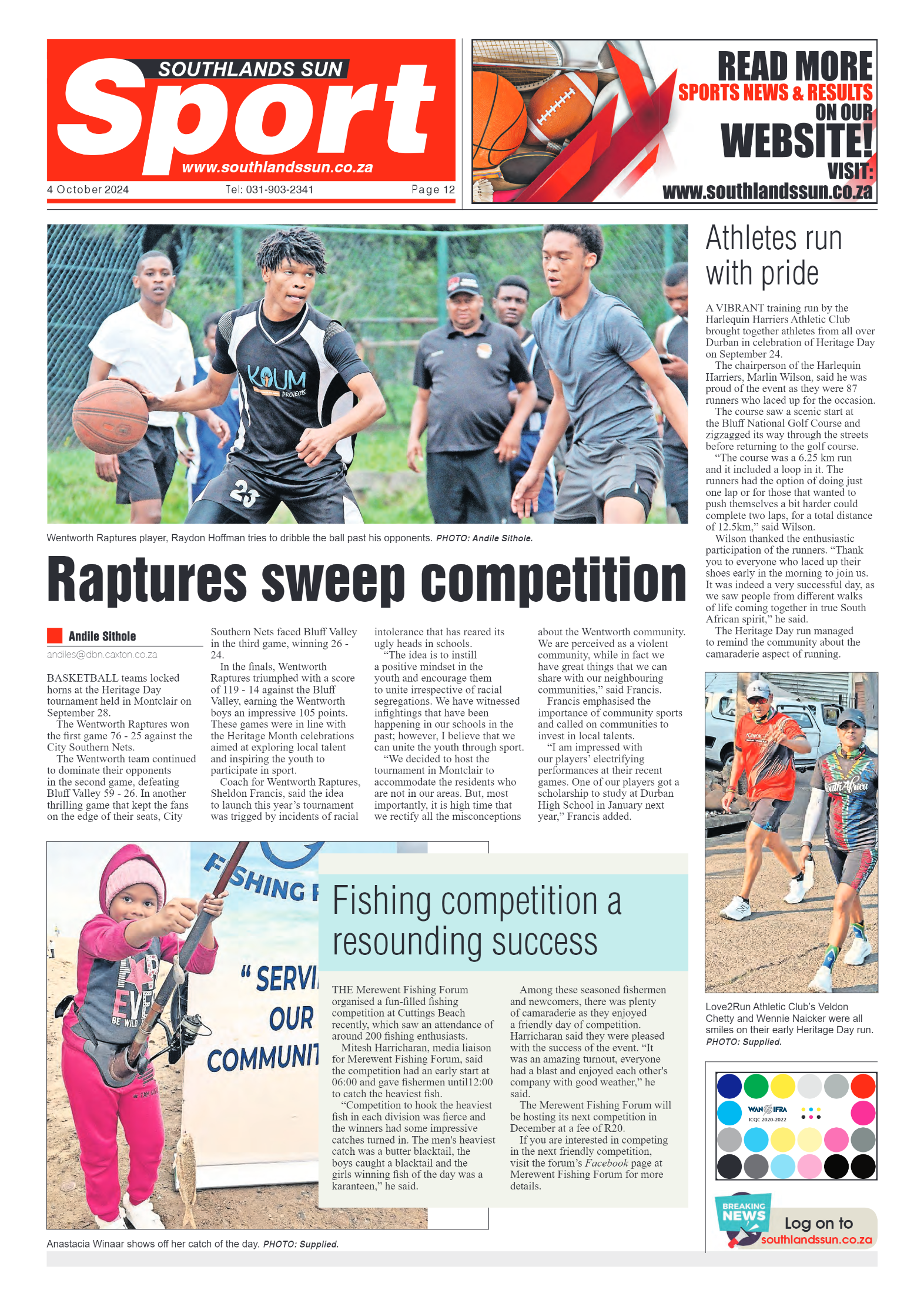 Southlands Sun 04 October 2024 page 12
