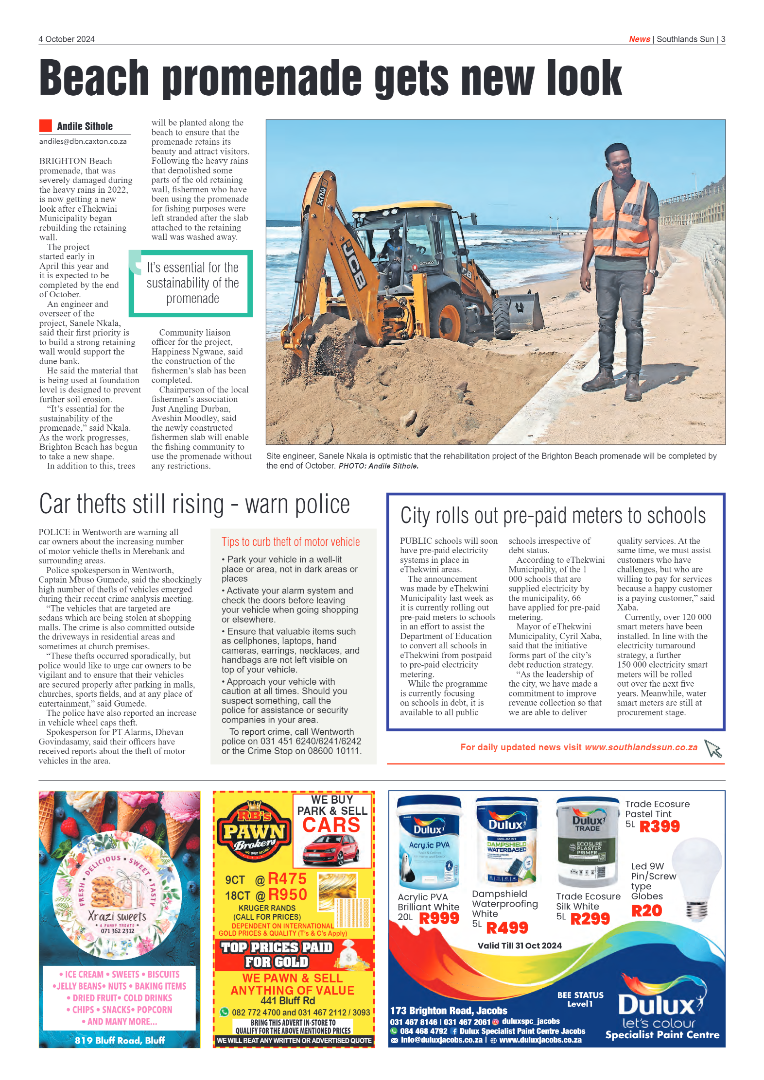 Southlands Sun 04 October 2024 page 3