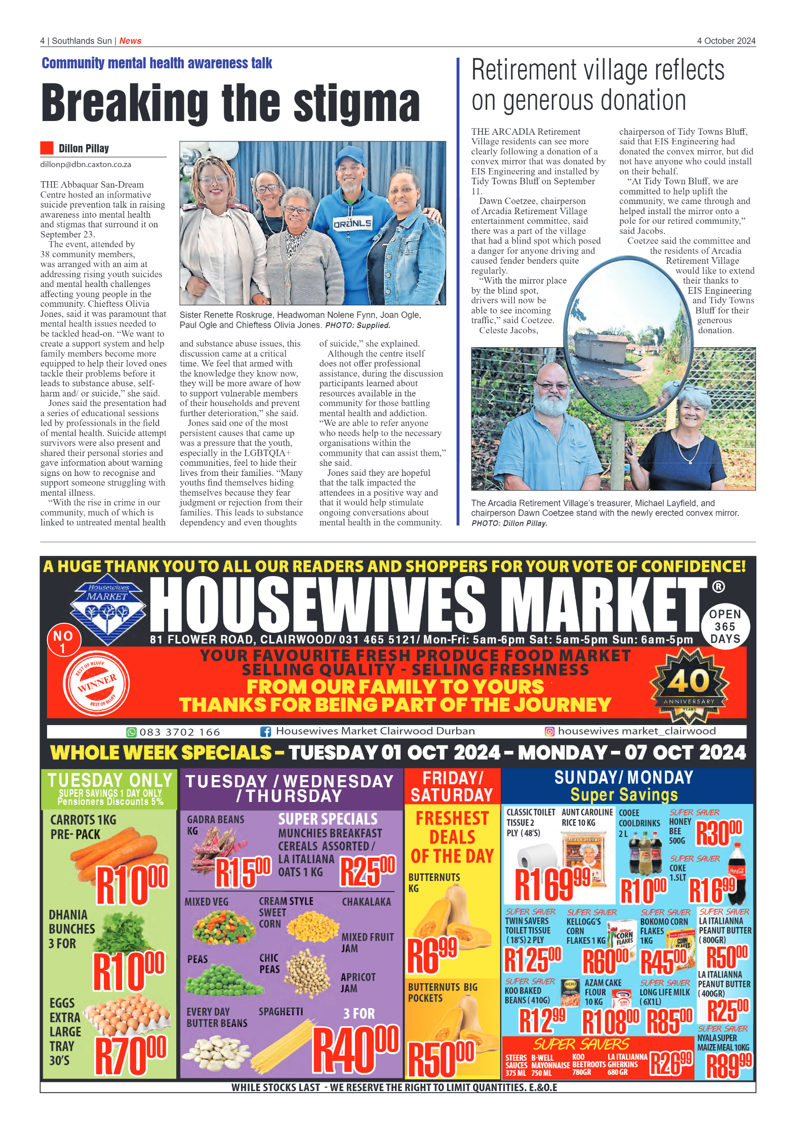Southlands Sun 04 October 2024 page 4
