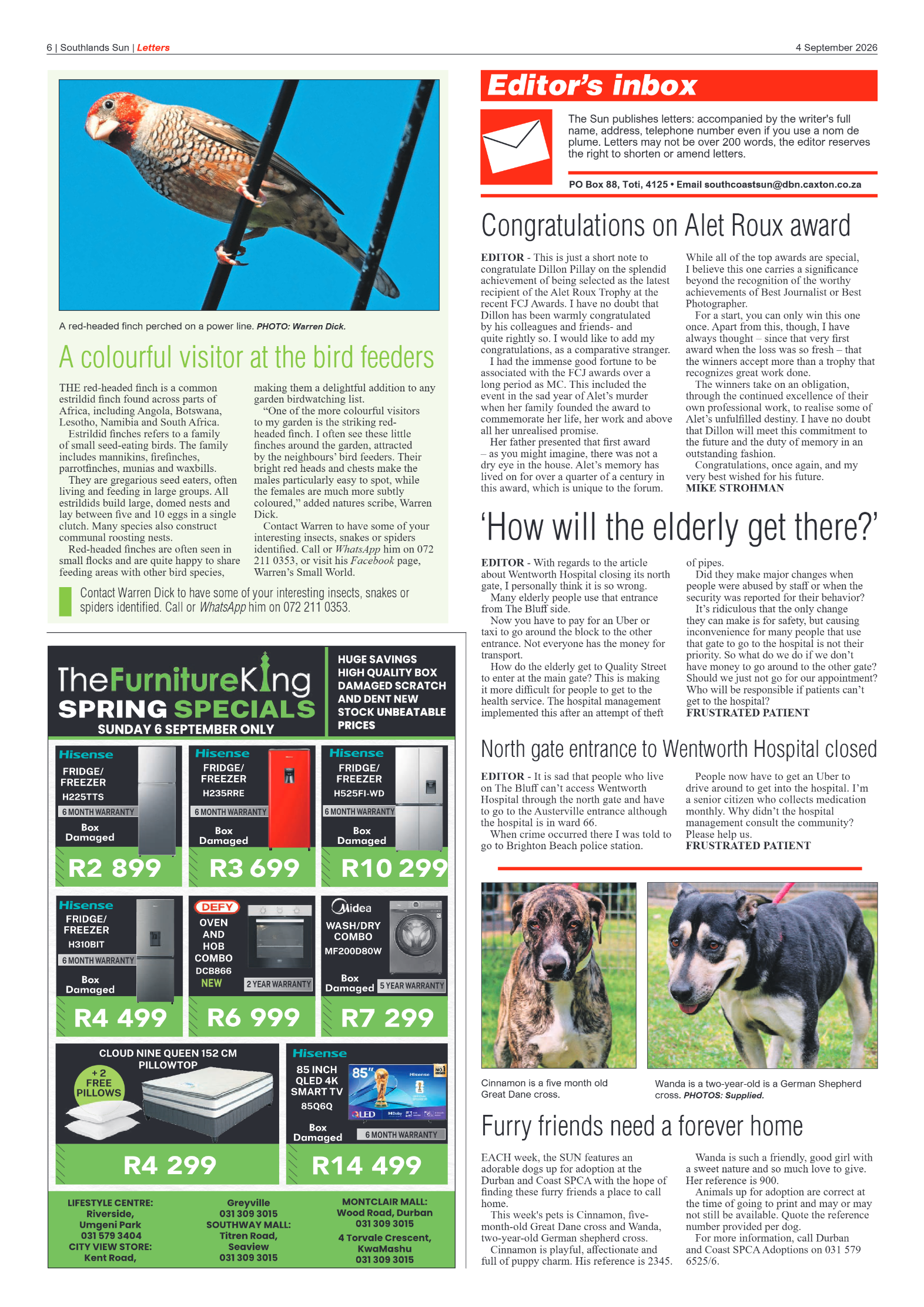 Southlands Sun 04 September 2026 page 6