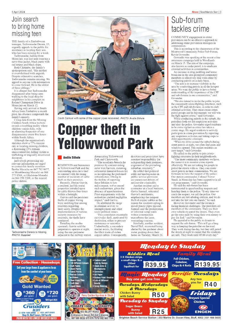 Southlands Sun 05 April 2024 page 3