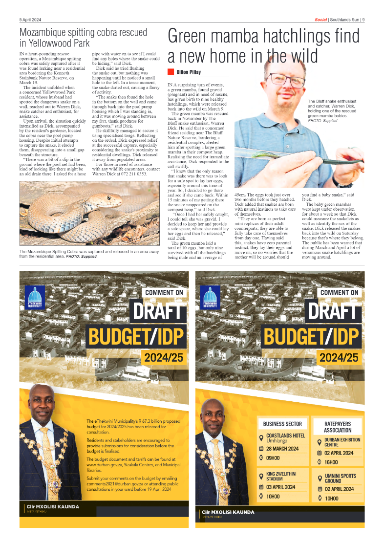 Southlands Sun 05 April 2024 page 9