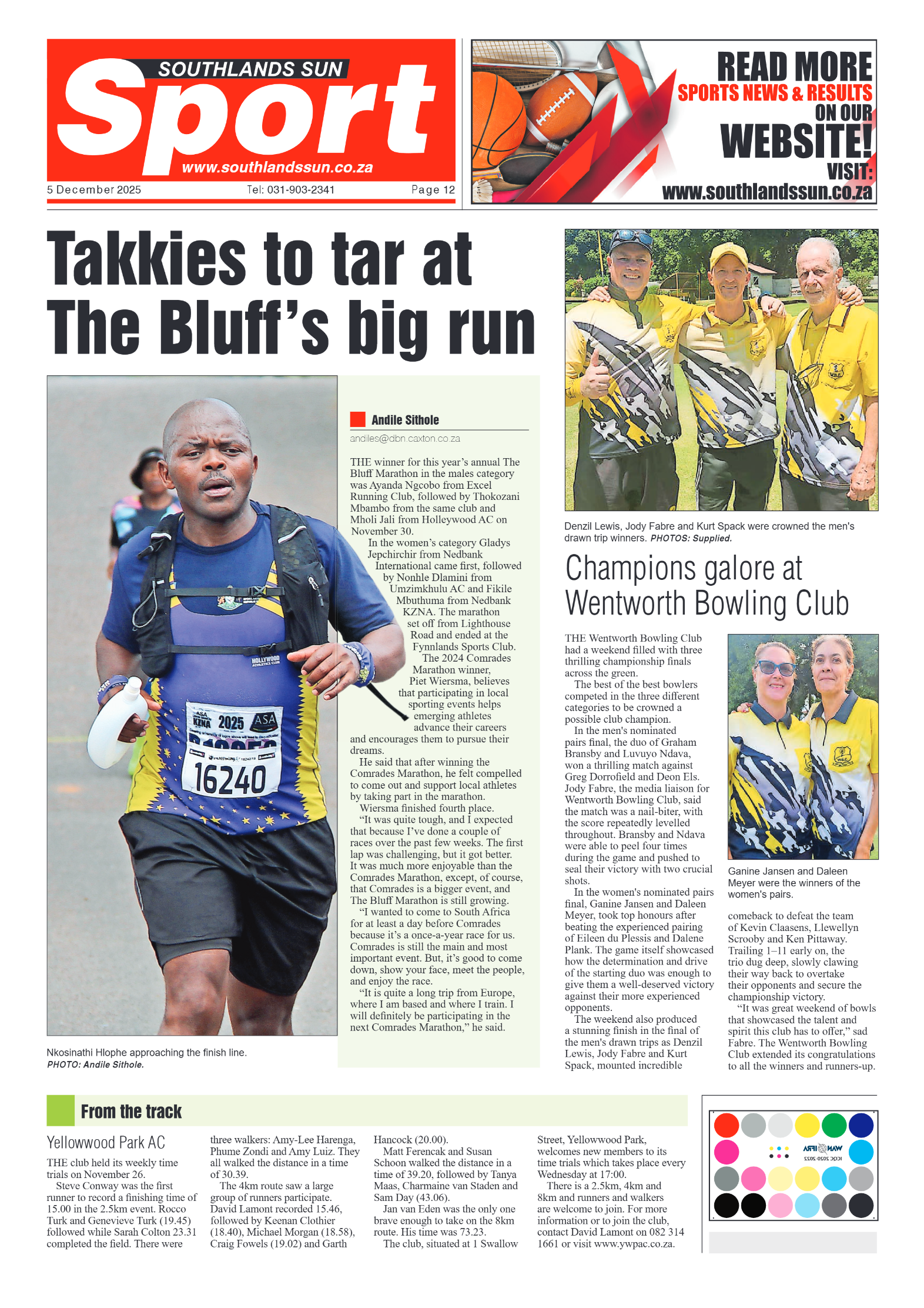 Southlands Sun 05 December 2025 page 12