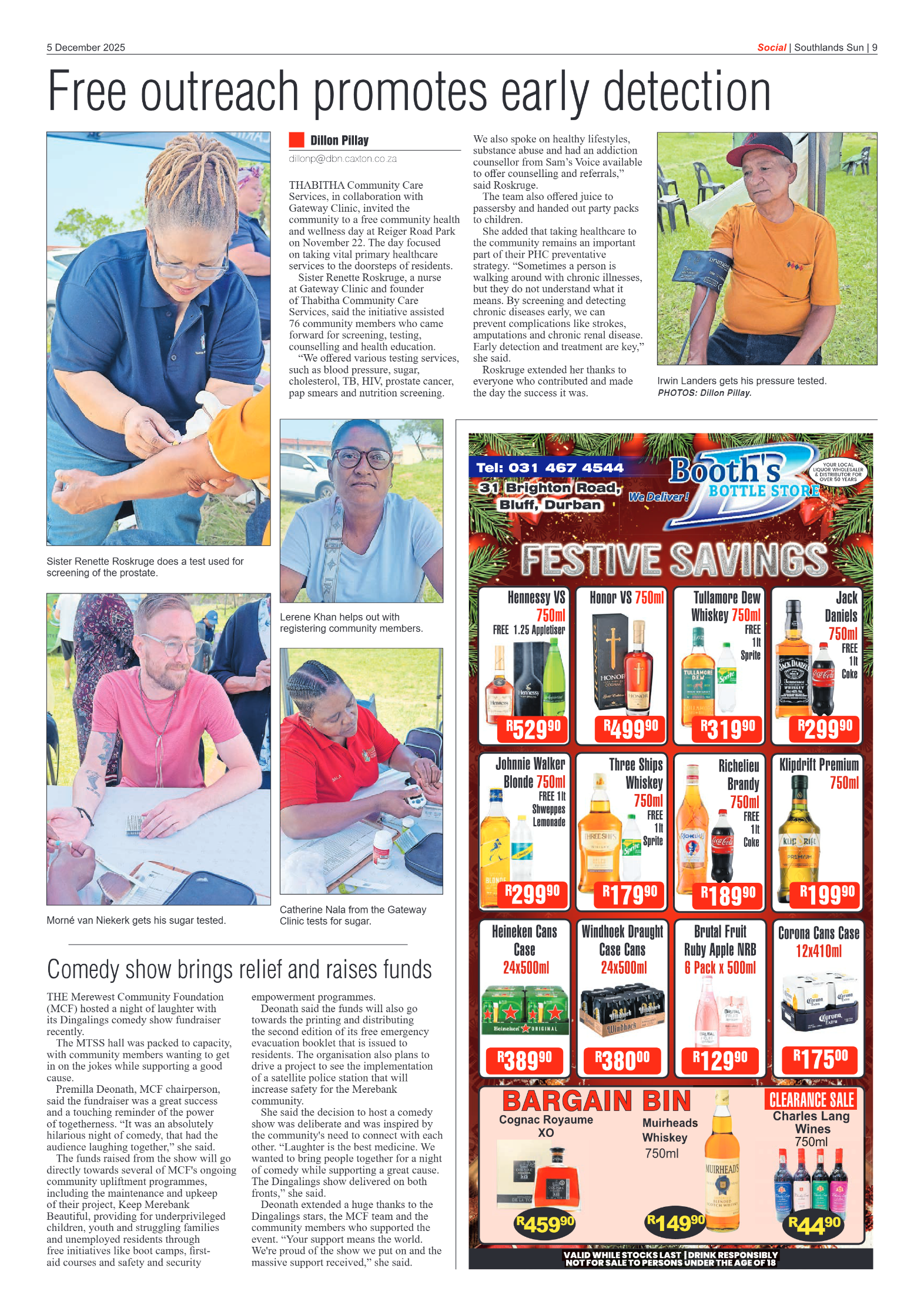 Southlands Sun 05 December 2025 page 9