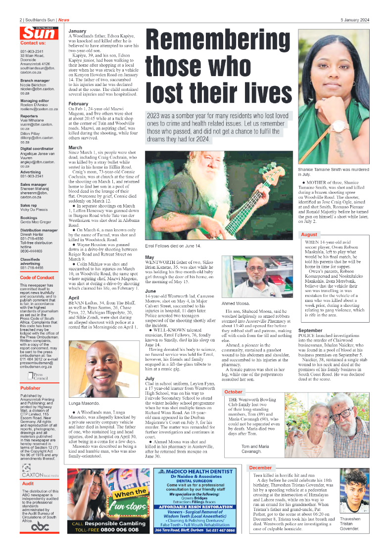 Southlands Sun 05 January 2024 page 2