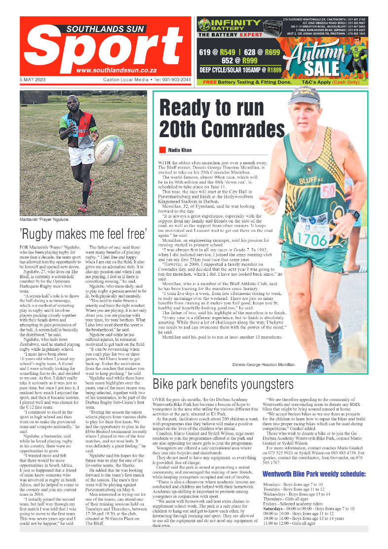 Southlands Sun 5 May 2023 page 12