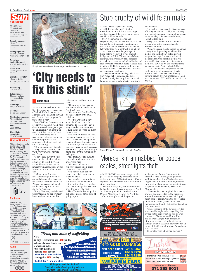 Southlands Sun 5 May 2023 page 2
