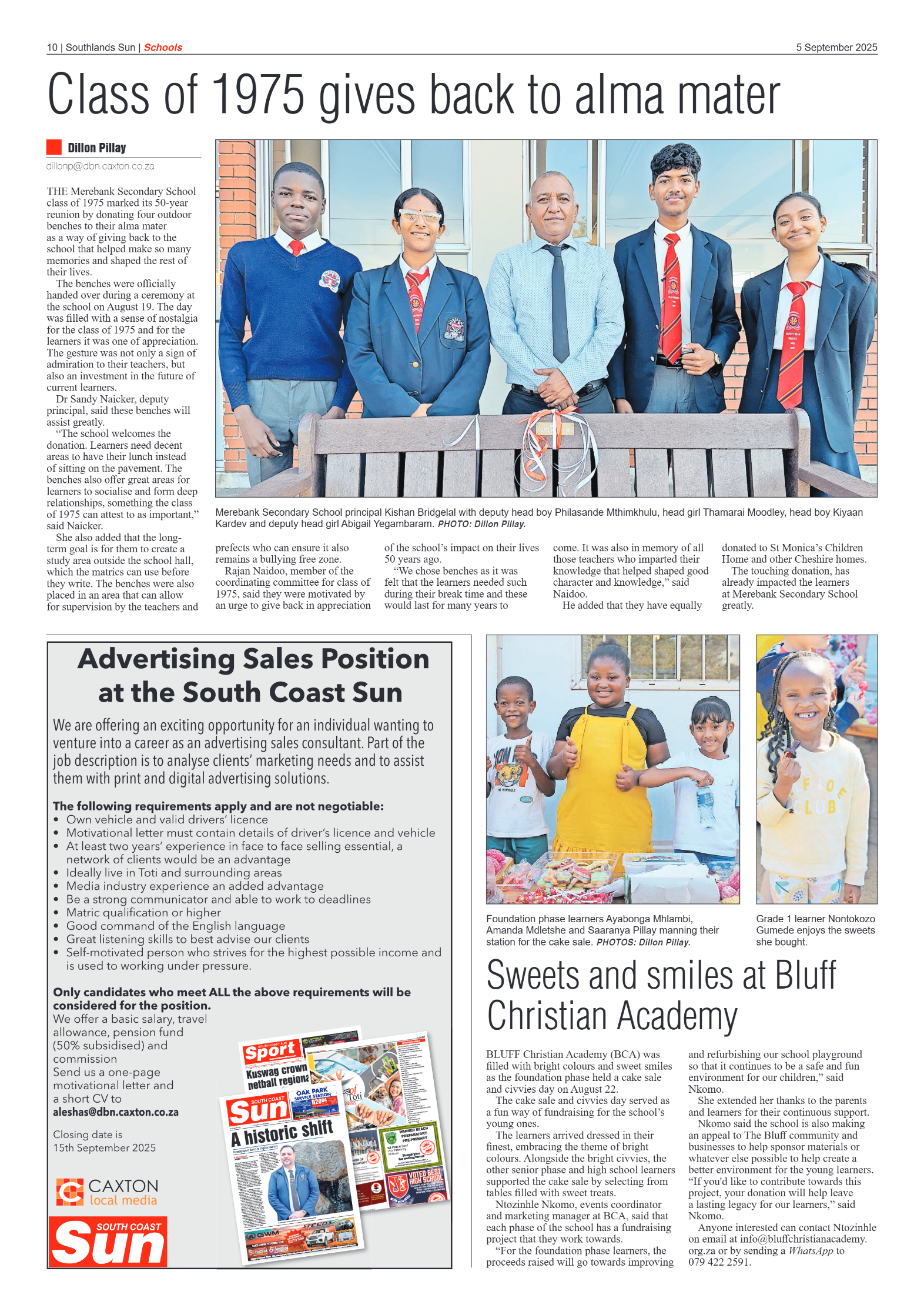 Southlands Sun 05 September 2025 page 10