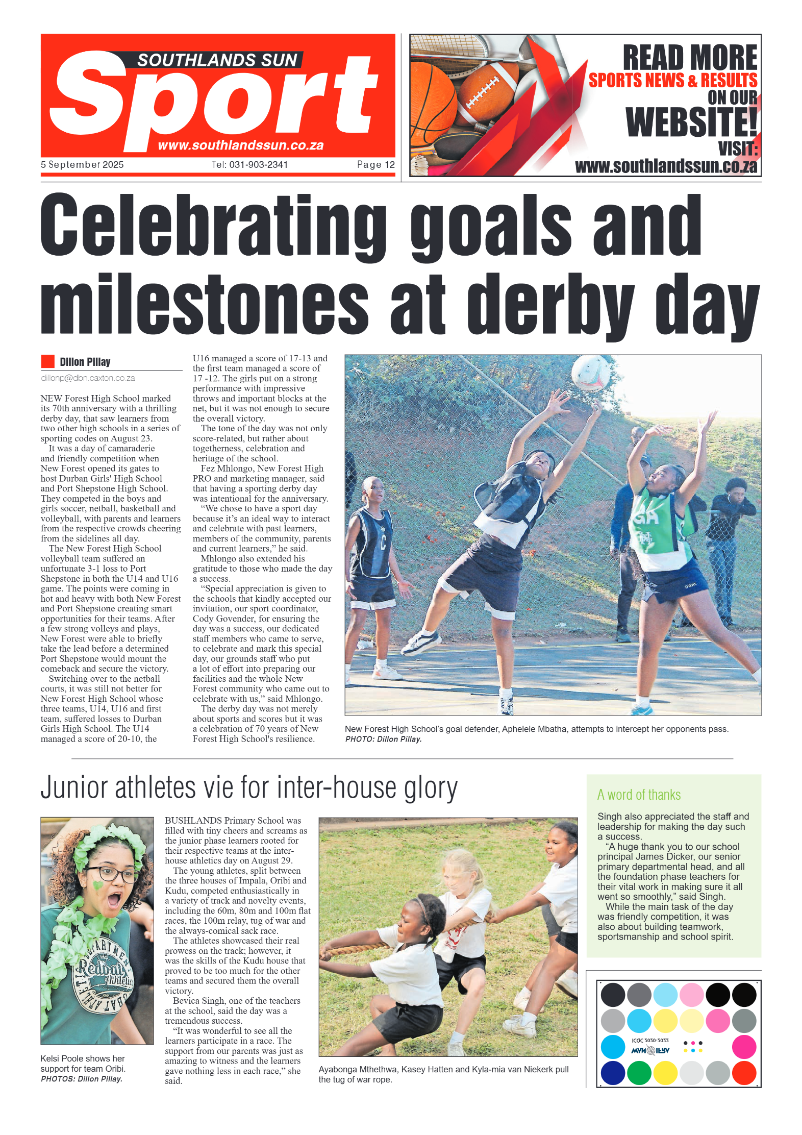 Southlands Sun 05 September 2025 page 12
