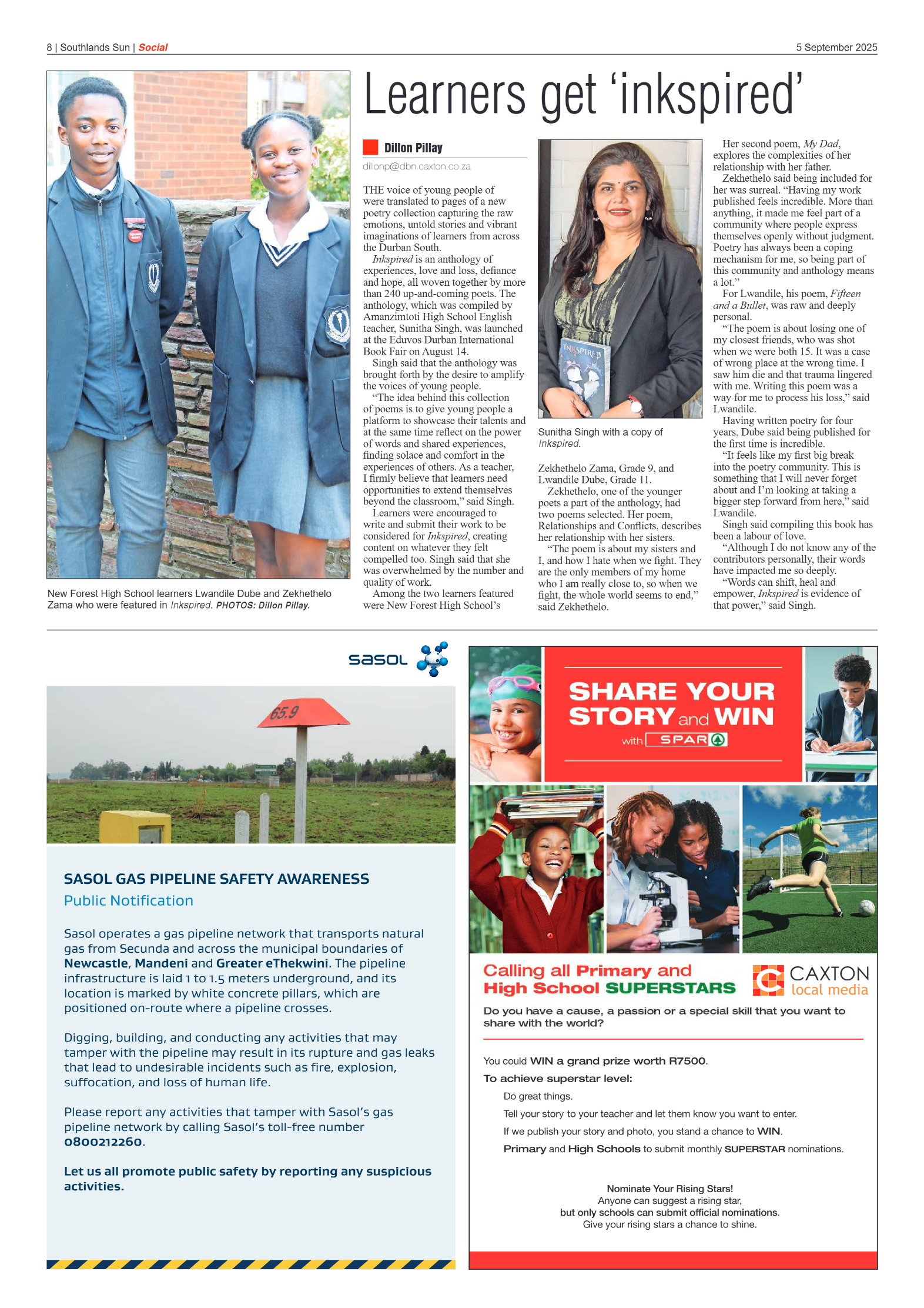 Southlands Sun 05 September 2025 page 8