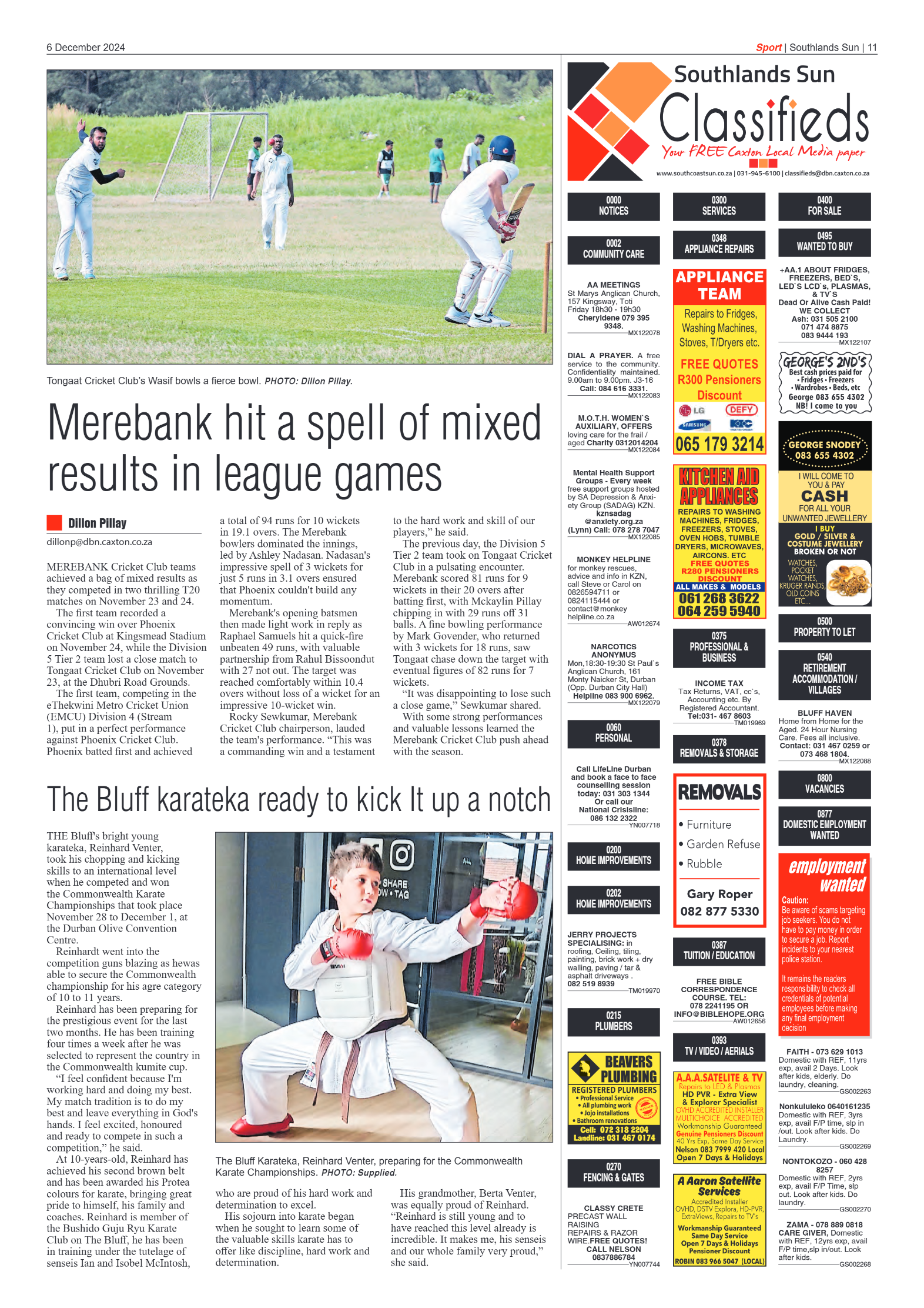 Southlands Sun 06 December 2024 page 11