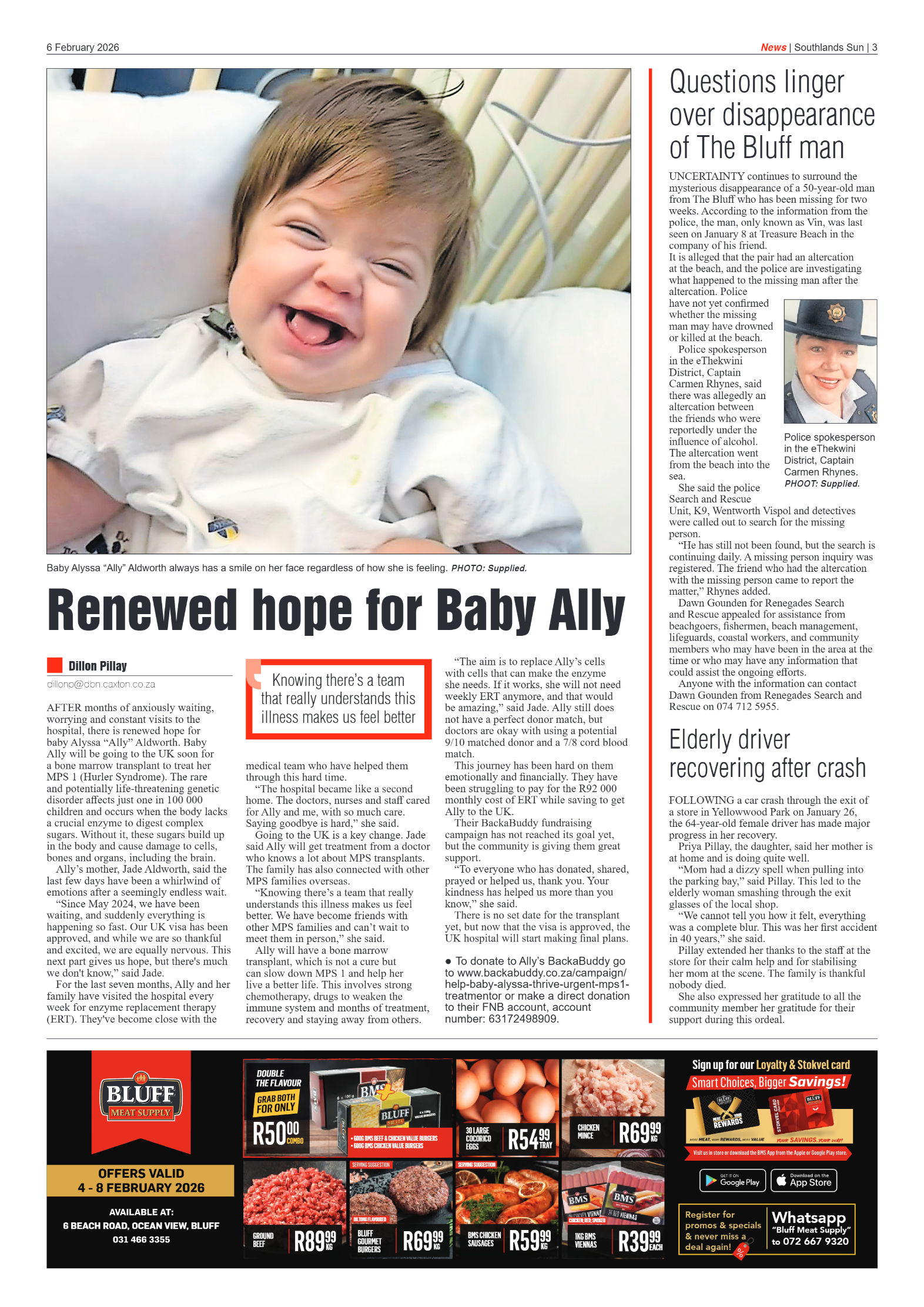 Southlands Sun 06 February 2026 page 3