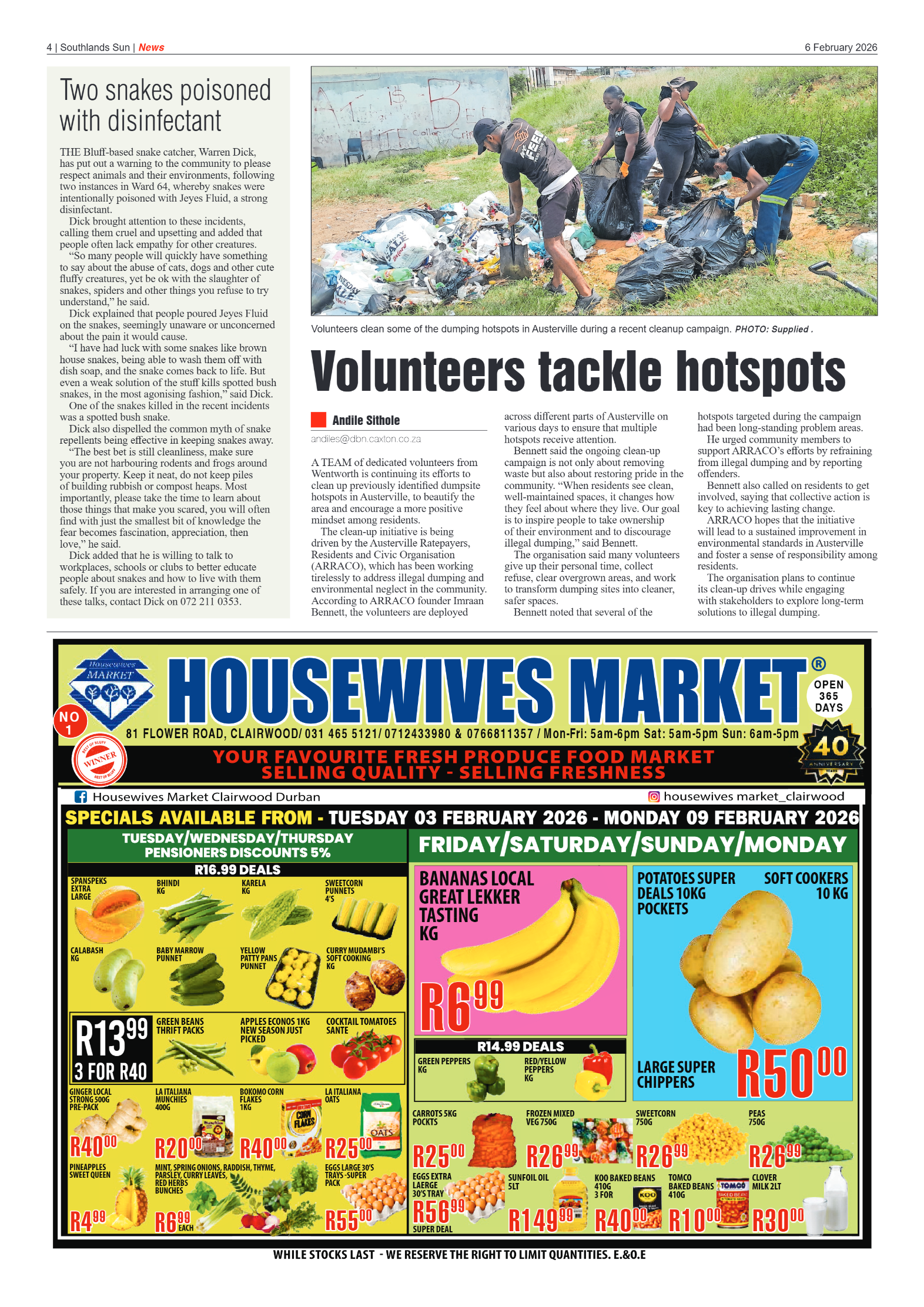 Southlands Sun 06 February 2026 page 4