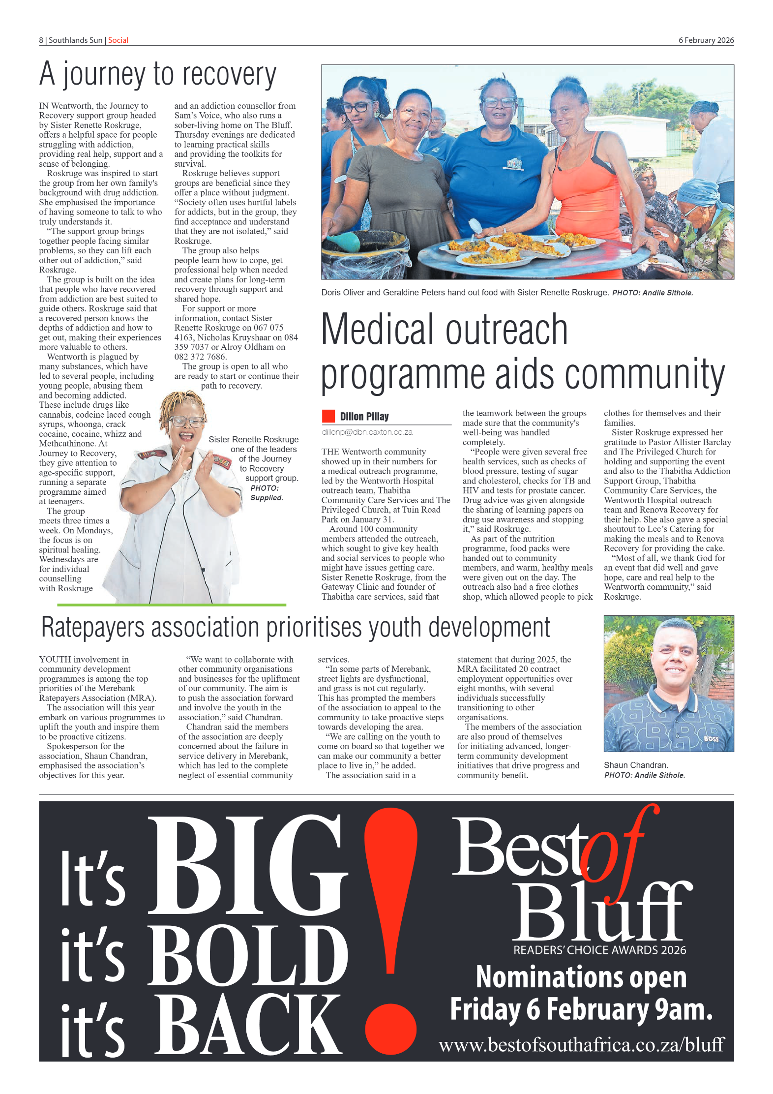 Southlands Sun 06 February 2026 page 8