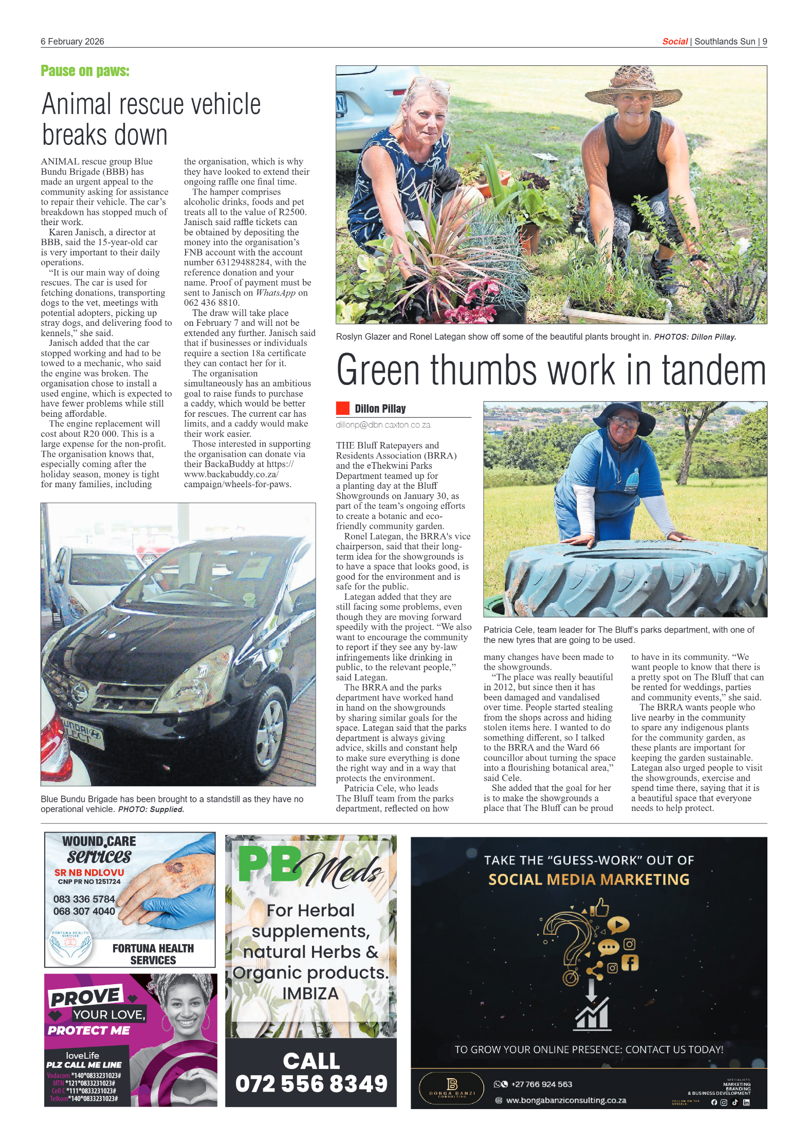 Southlands Sun 06 February 2026 page 9