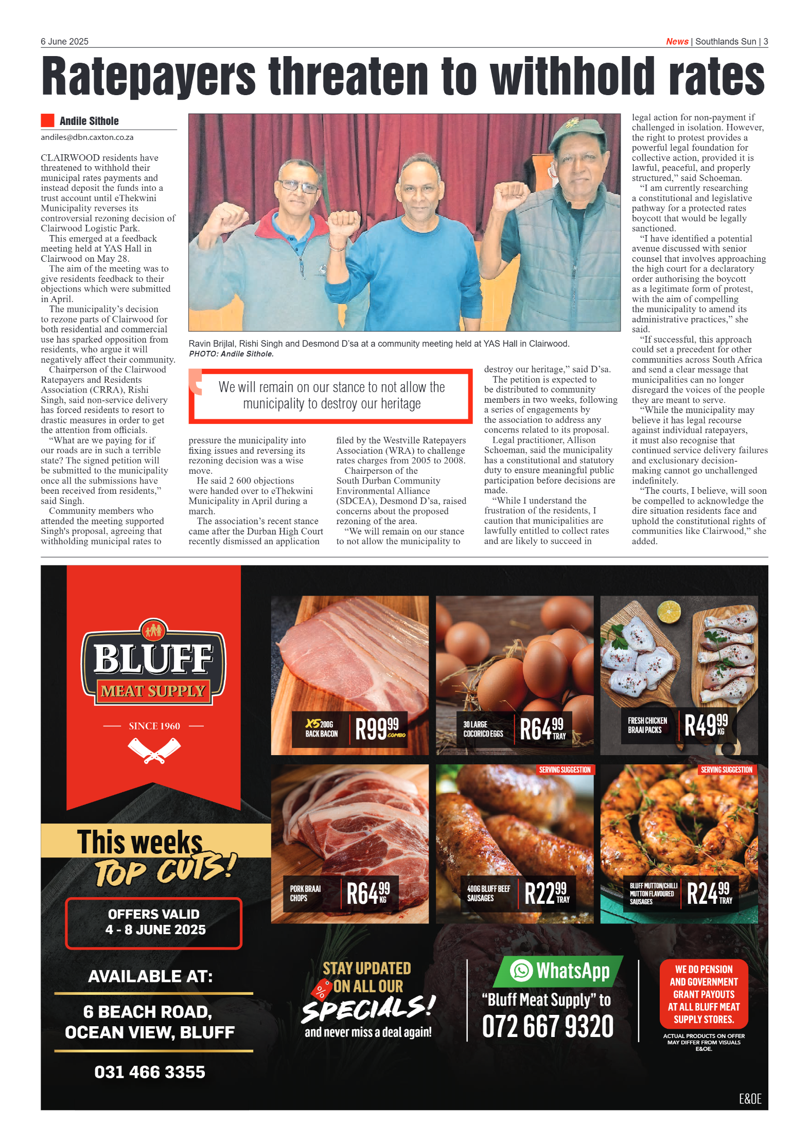 Southlands Sun 06 June 2025 page 3