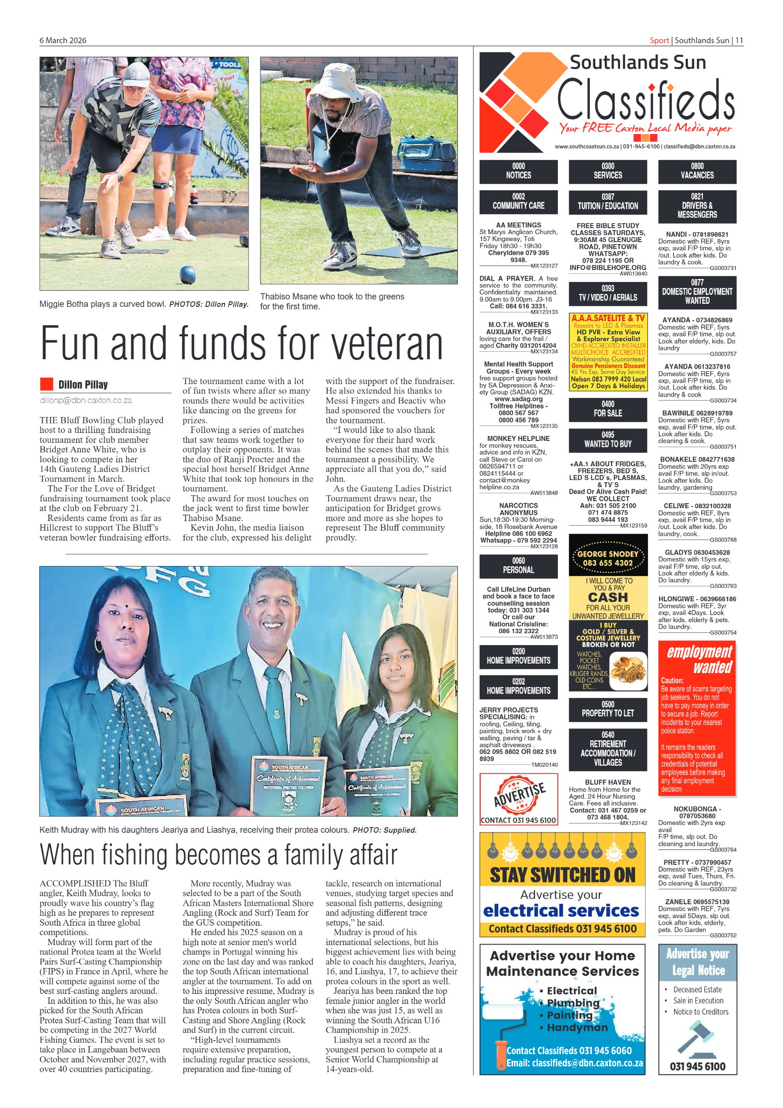Southlands Sun 06 March 2026 page 11