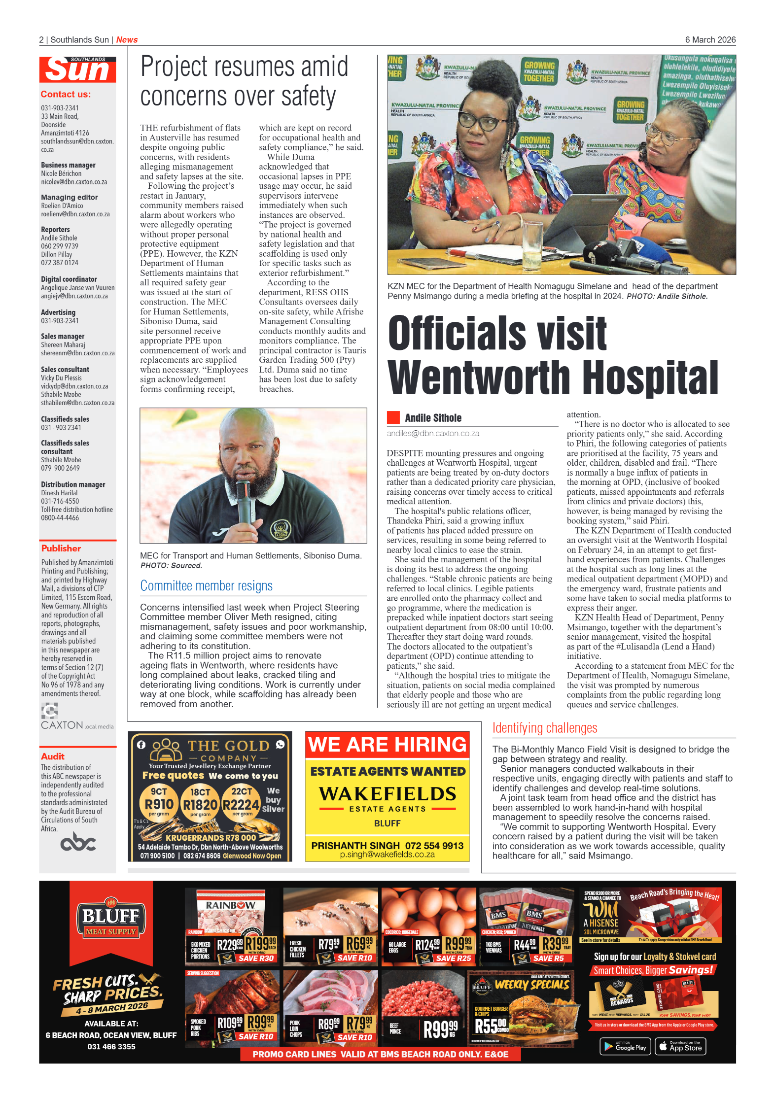 Southlands Sun 06 March 2026 page 2