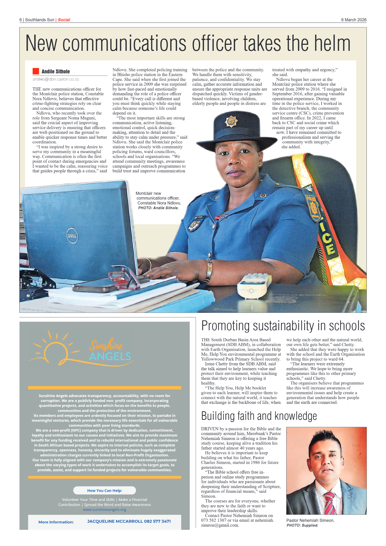 Southlands Sun 06 March 2026 page 6