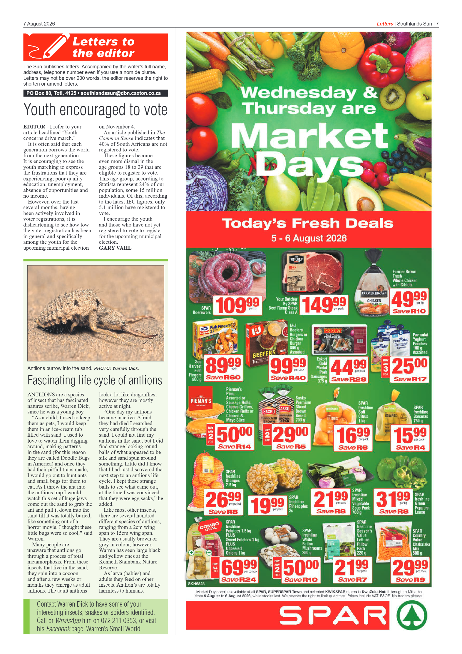 Southlands Sun 07 August 2026 page 7