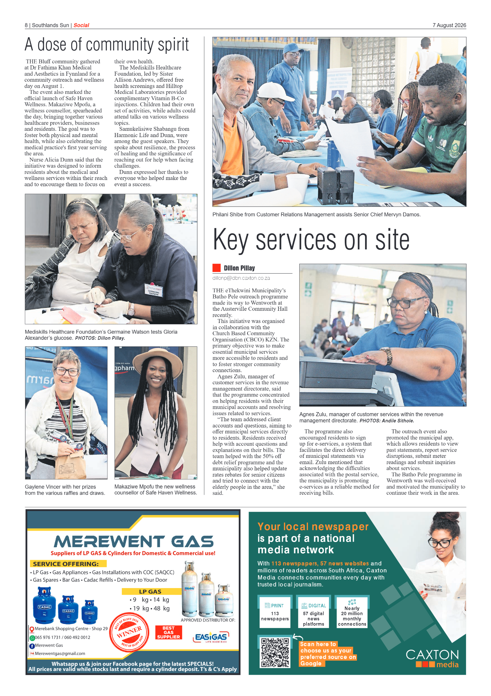 Southlands Sun 07 August 2026 page 8