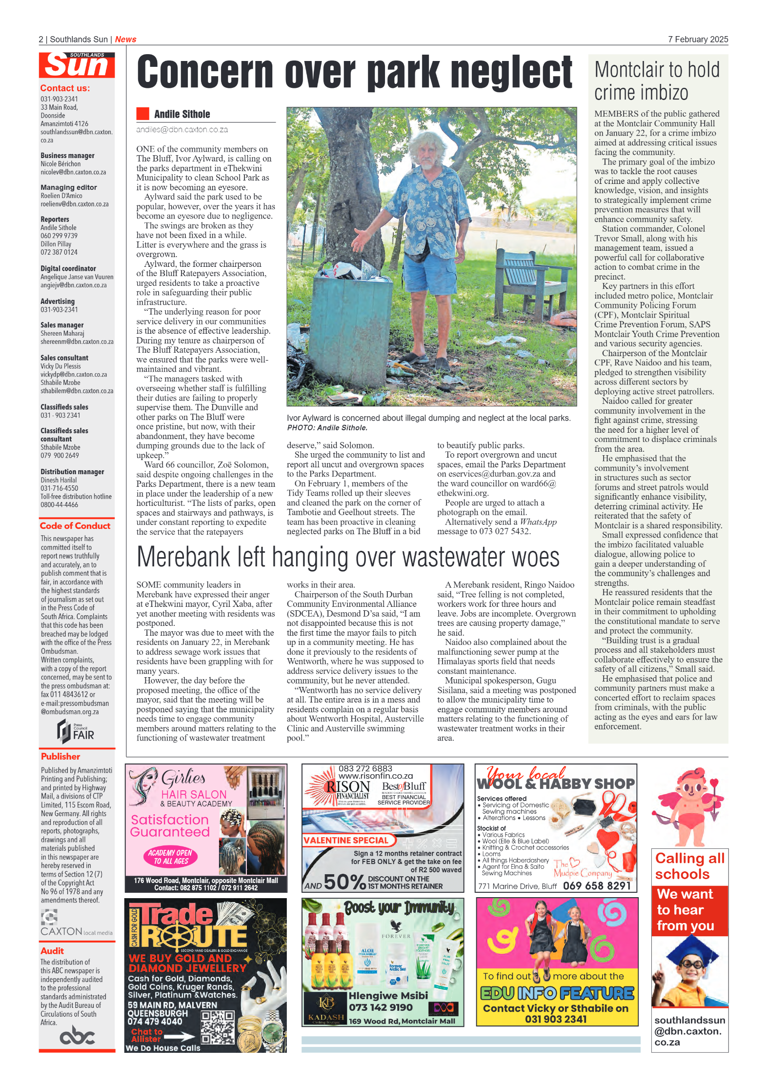 Southlands Sun 07 February 2025 page 2