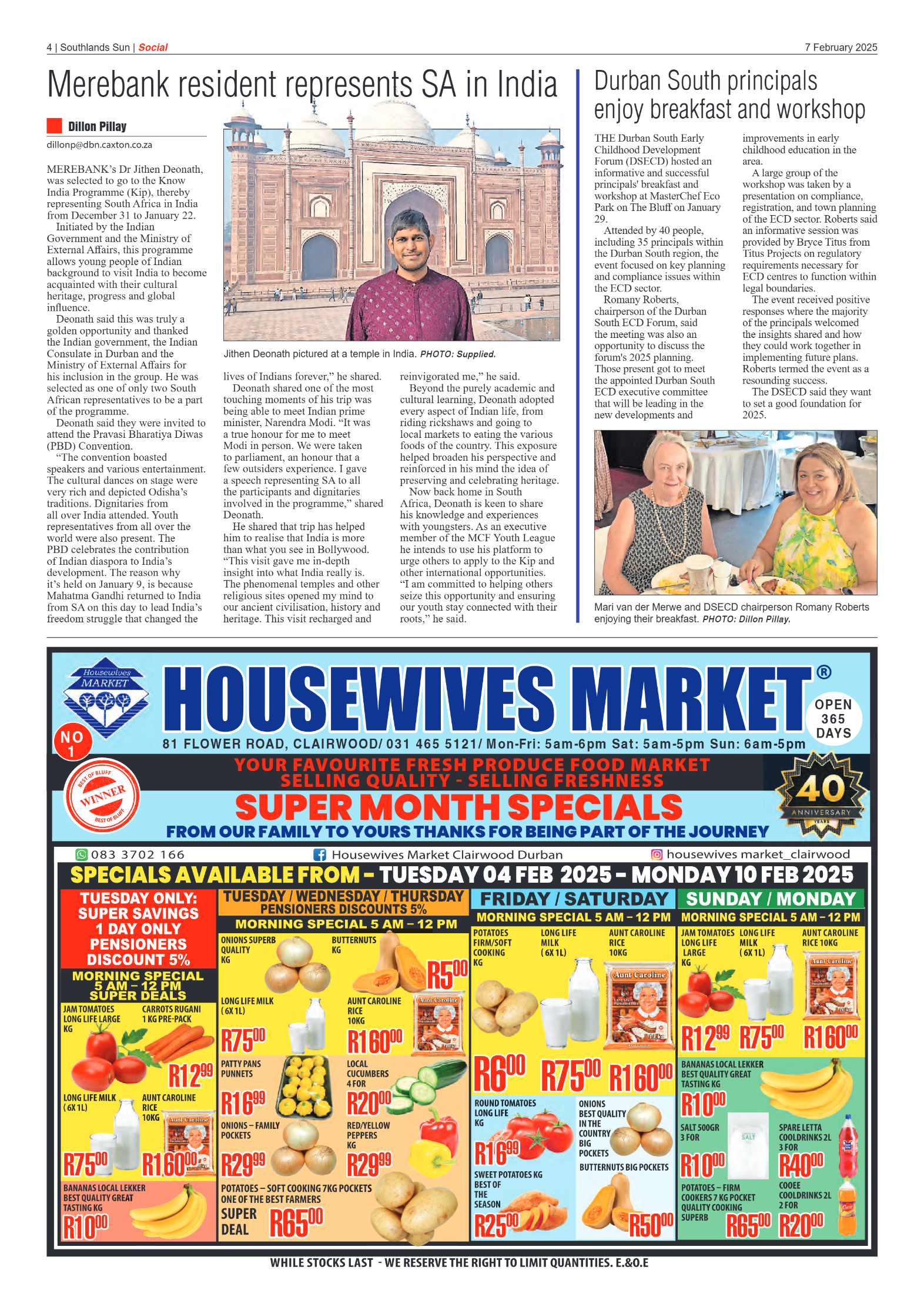 Southlands Sun 07 February 2025 page 4