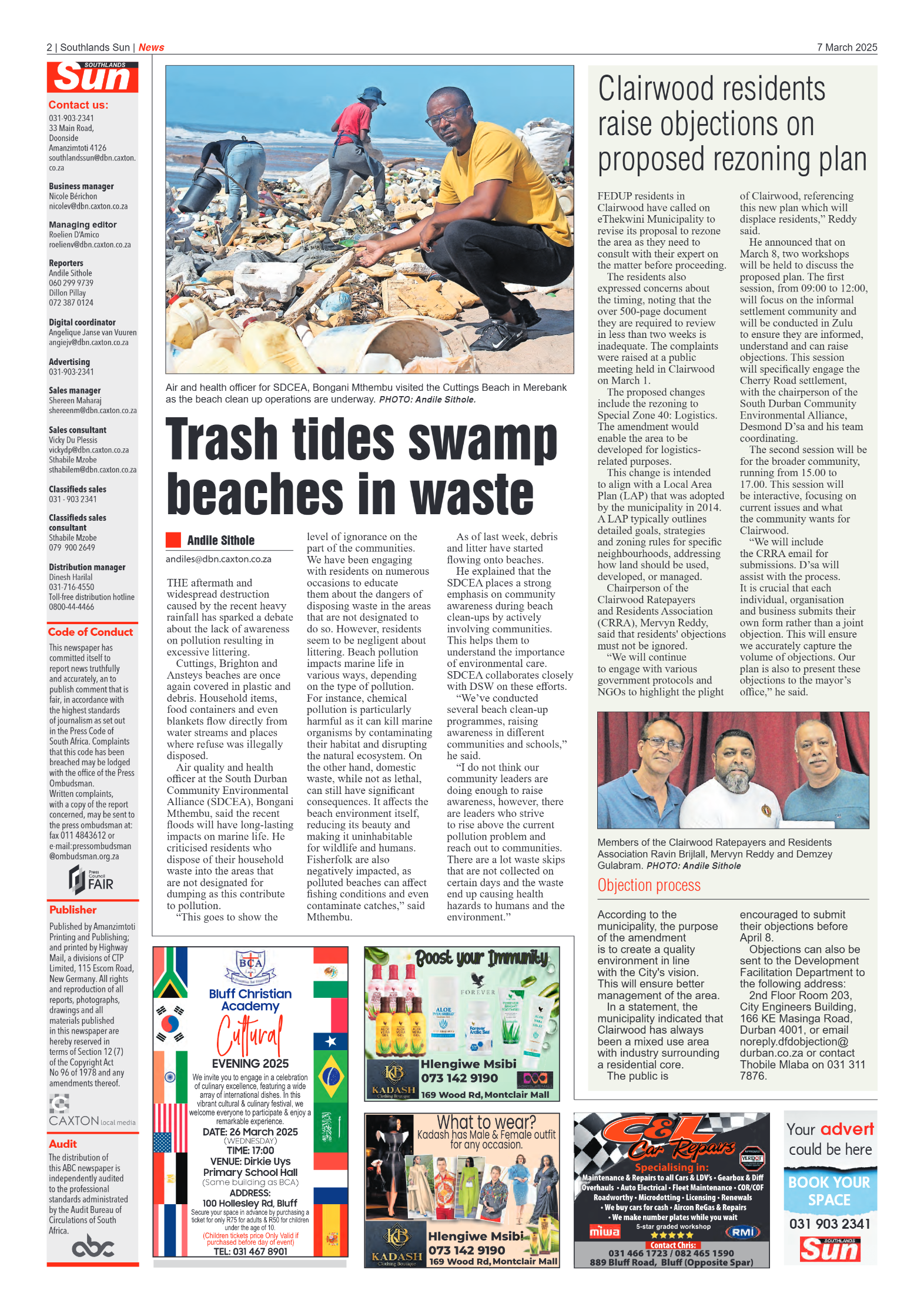 Southlands Sun 07 March 2025 page 2