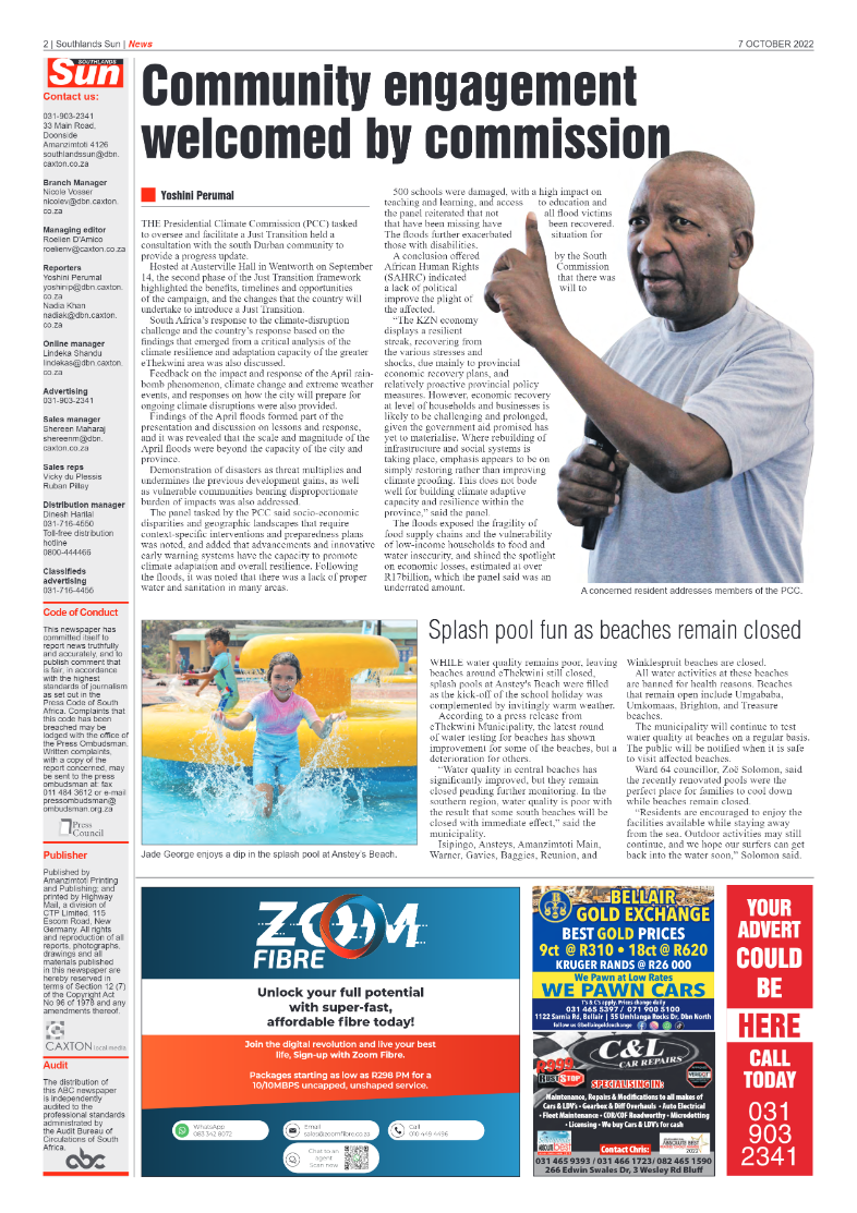 Southlands Sun 07 October 2022 page 2