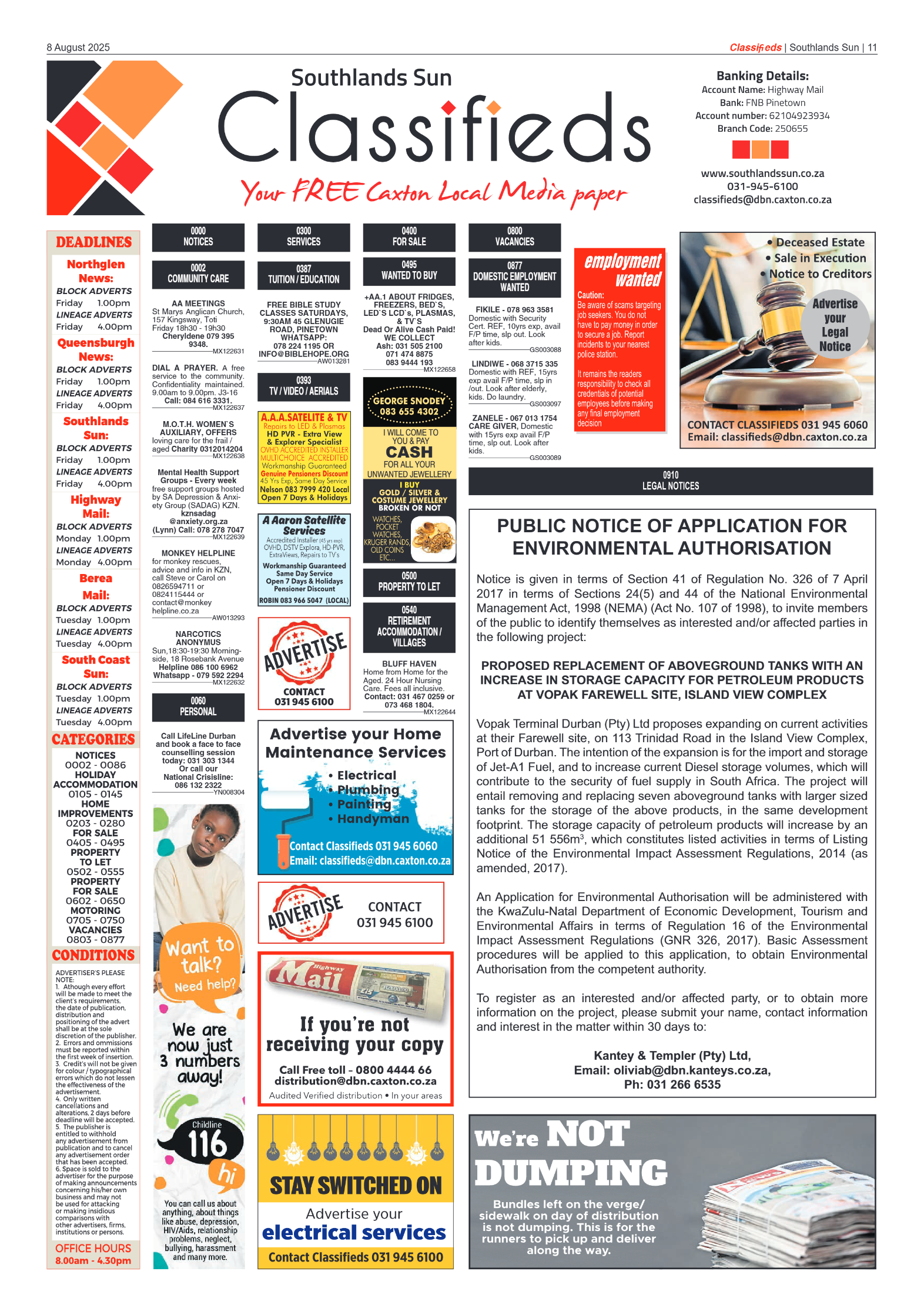 Southlands Sun 08 August 2025 page 13
