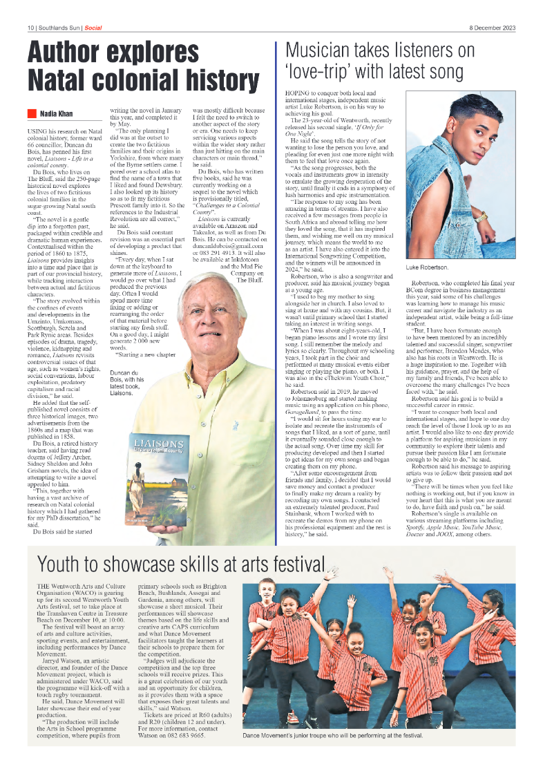Southlands Sun 8 December 2023 page 10