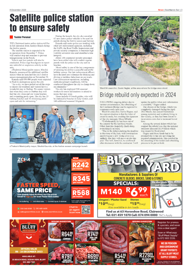 Southlands Sun 8 December 2023 page 3
