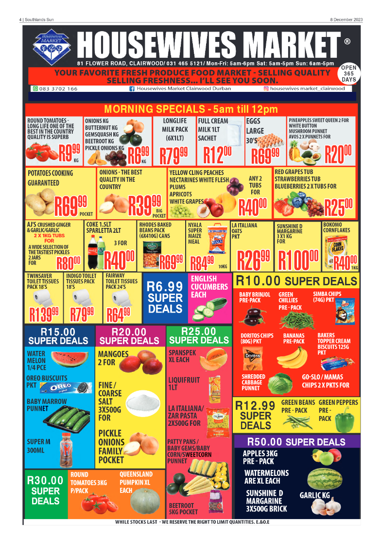 Southlands Sun 8 December 2023 page 4