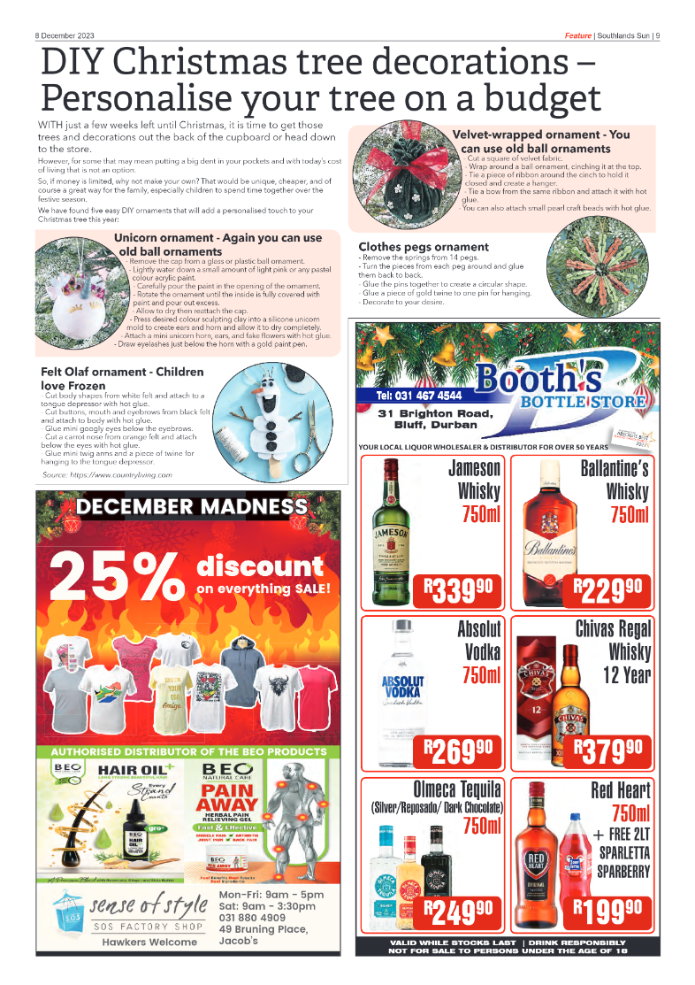 Southlands Sun 8 December 2023 page 9